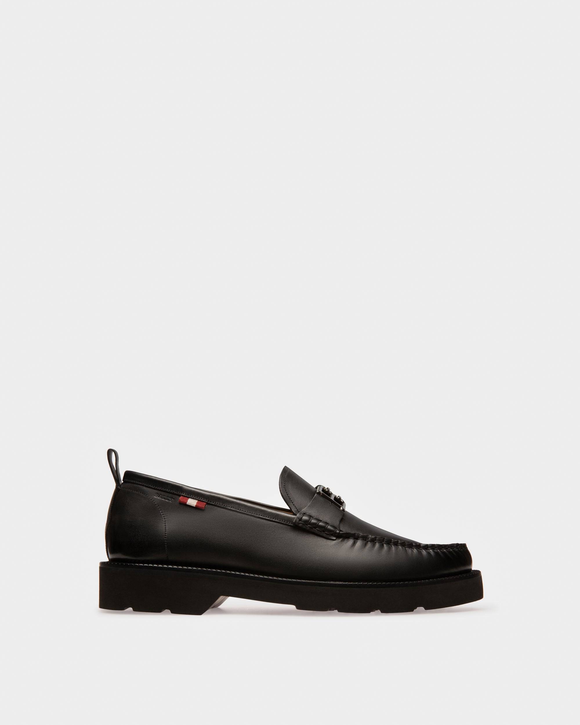 Nolam Mocassini In Pelle Nera - Bally