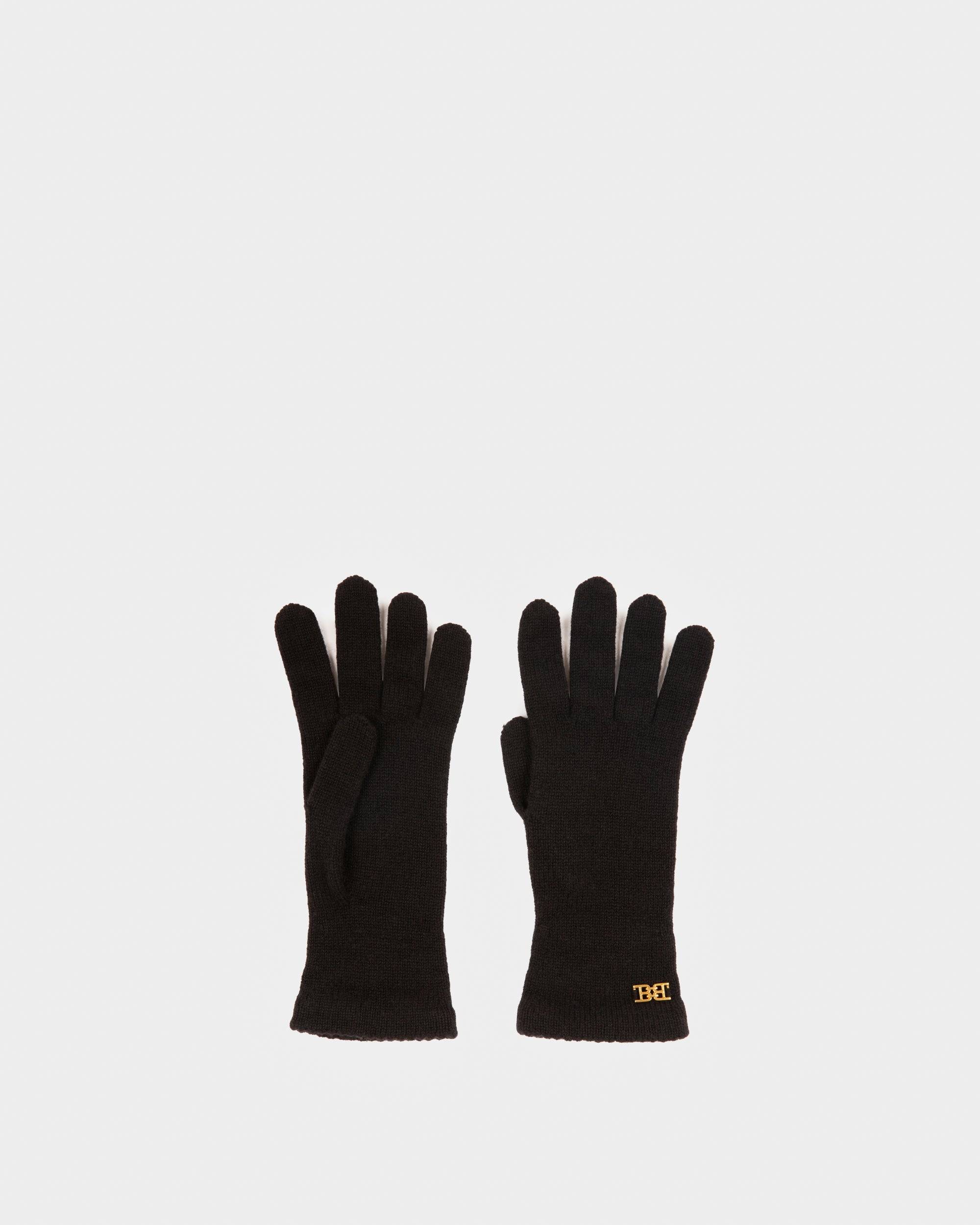 Set Di Accessori Invernali In Cashmere Nero - Bally - 04