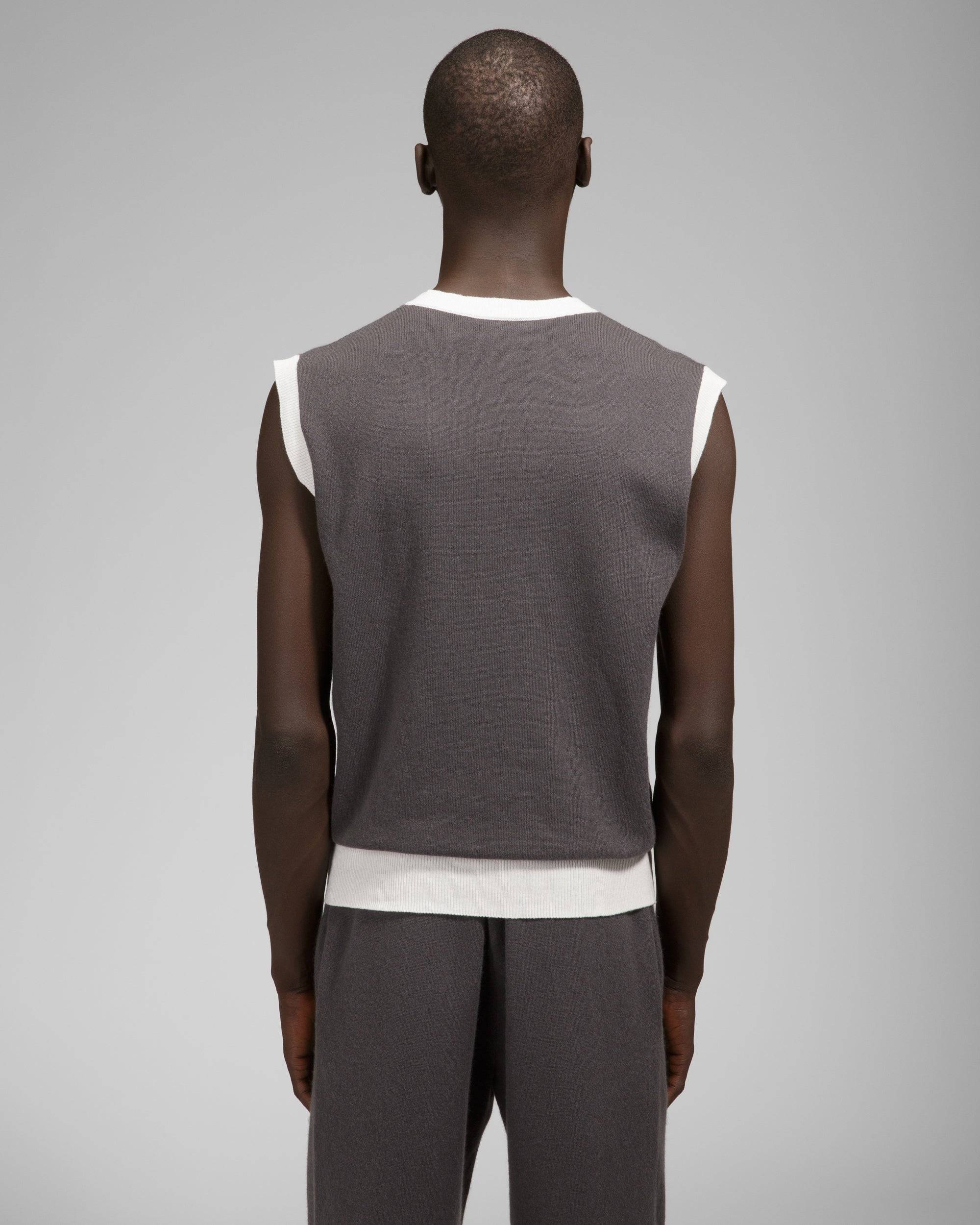 Gilet St. Moritz In Cachemire Grigio            - Bally - 03