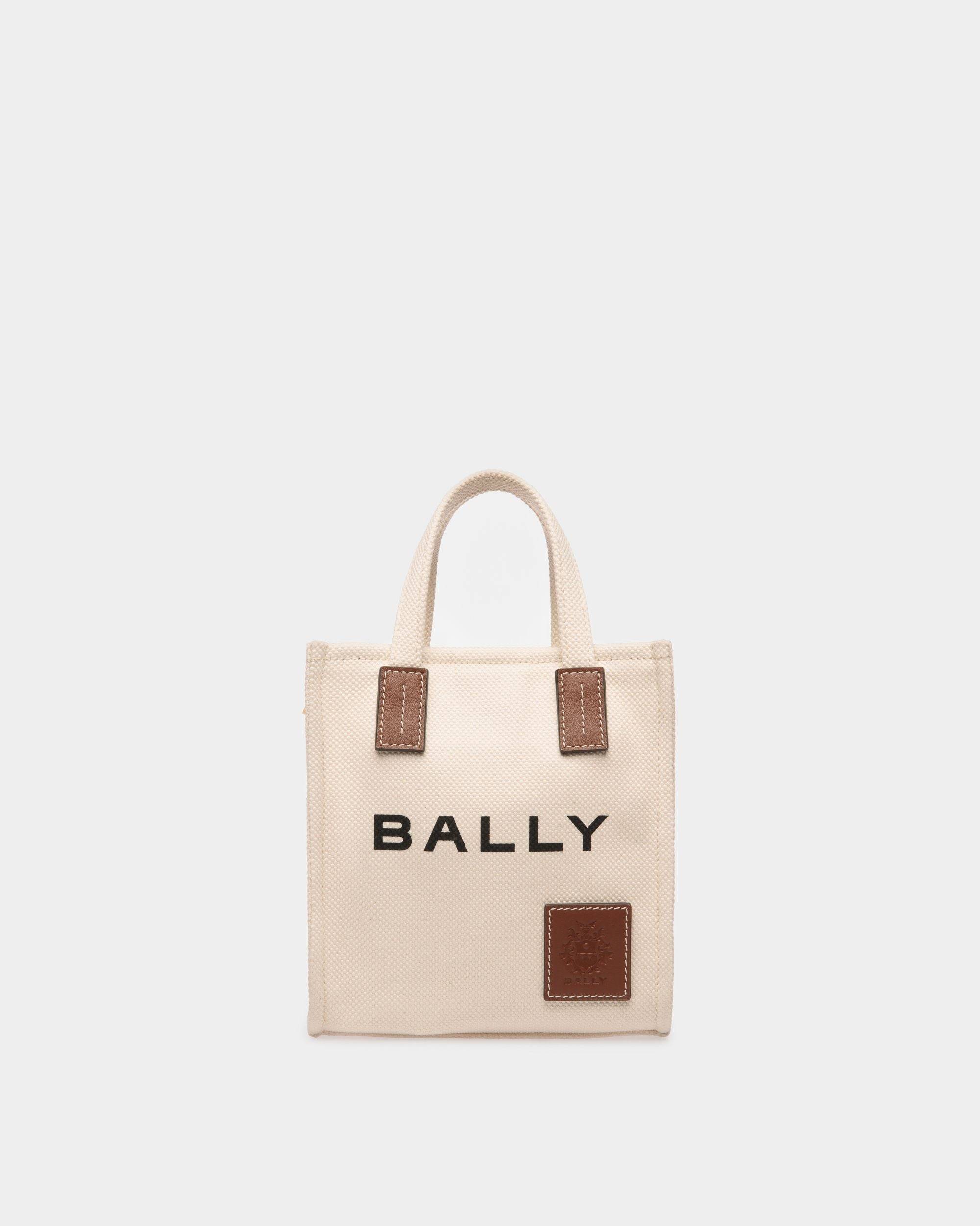 Women's Akelei Mini Tote Bag in Canvas | Bally | Still Life Front