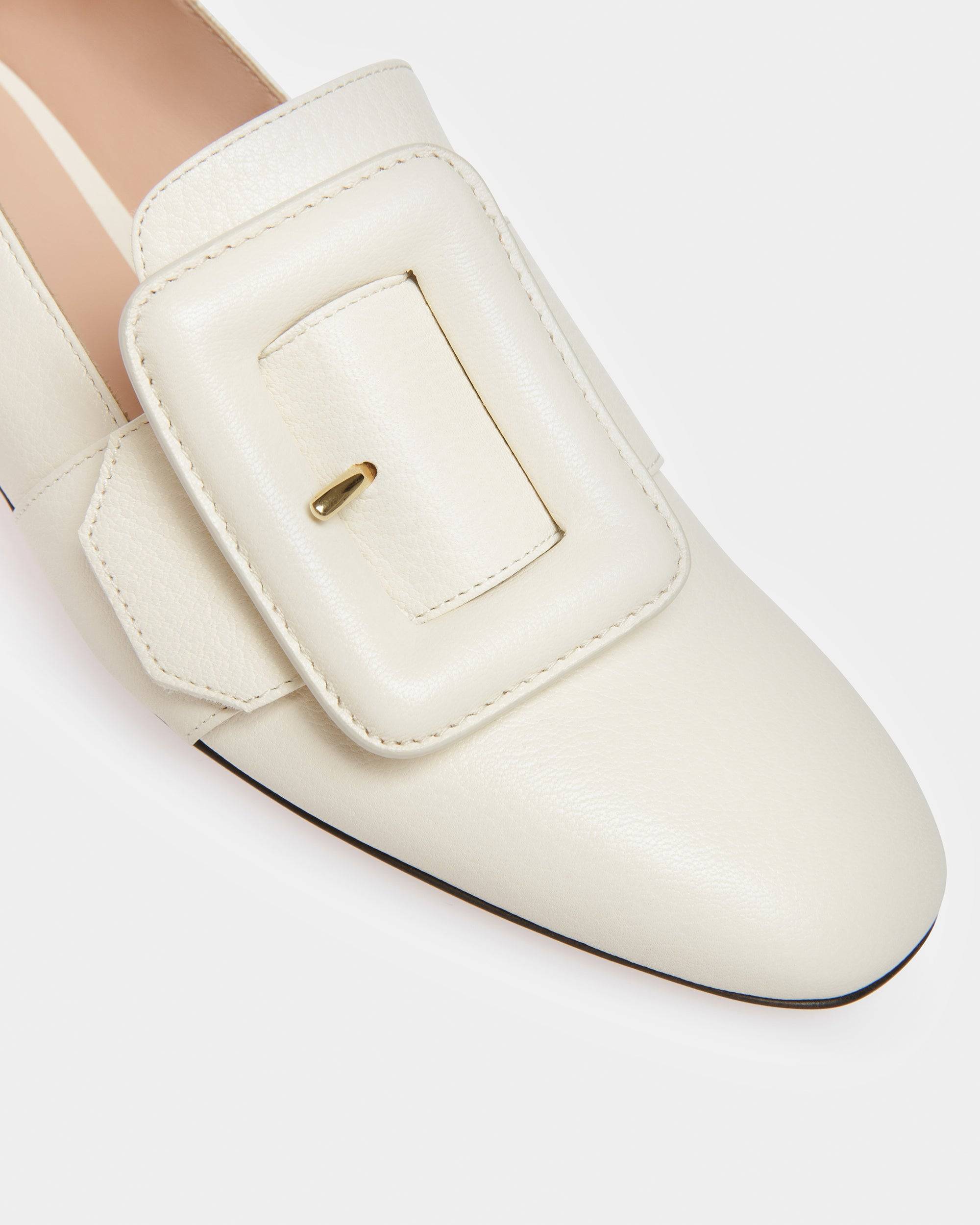 Janelle Mocassino In Pelle Avorio - Bally - 05