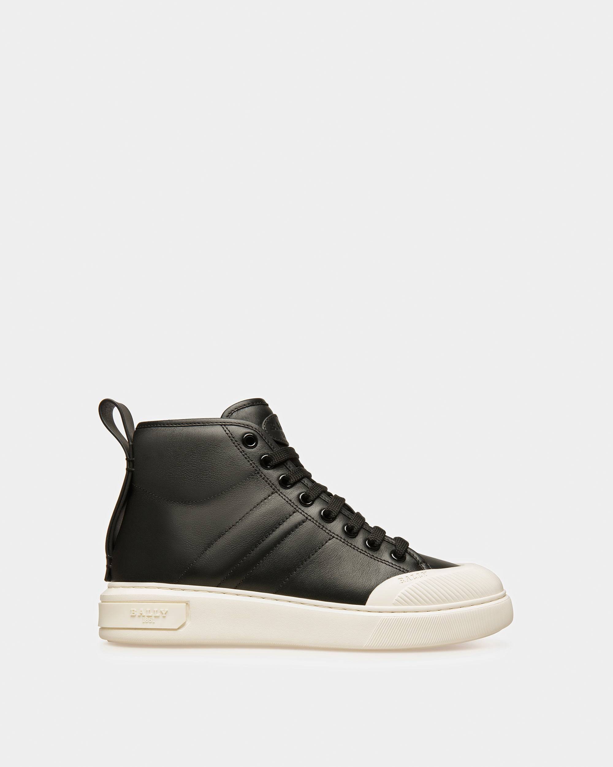 Maren Sneaker In Pelle Nera - Bally - 01