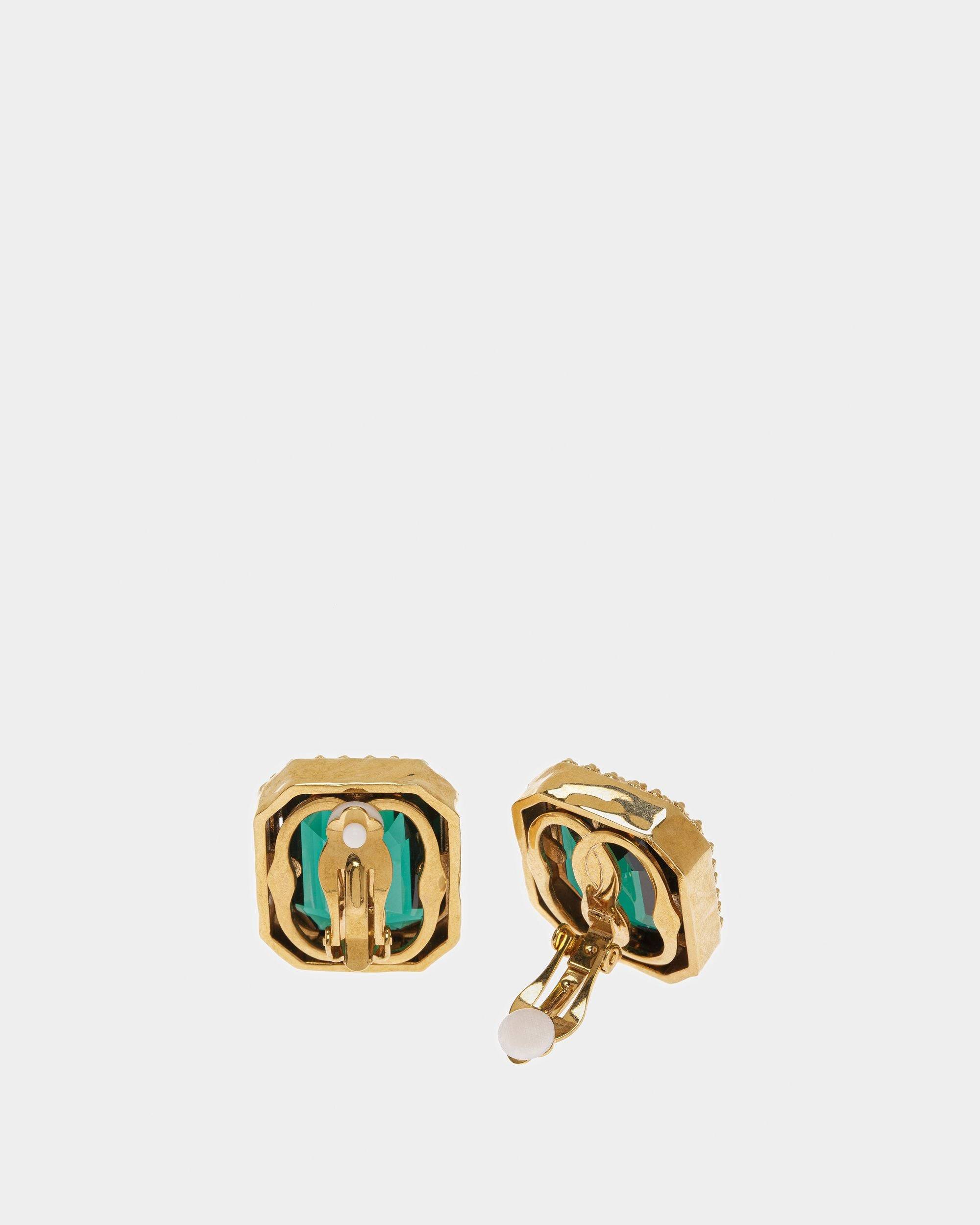 Orecchini A Clip In Smeraldo - Bally - 03