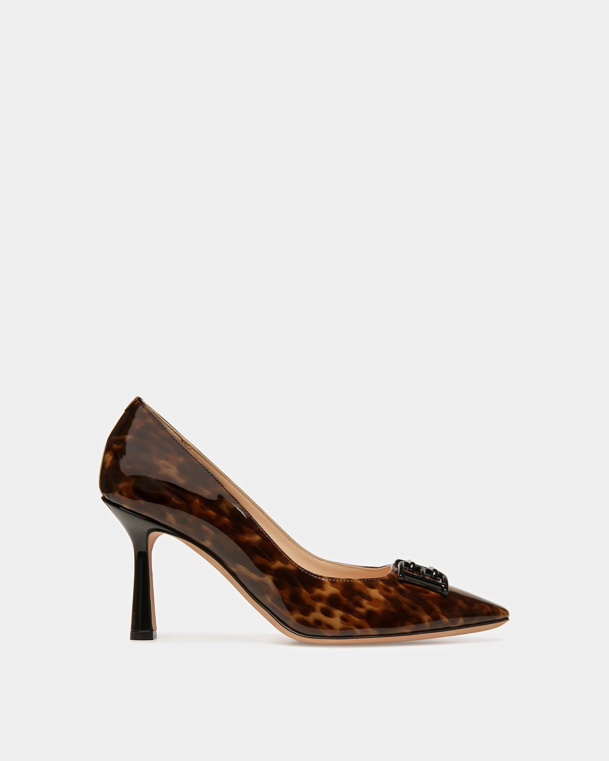 Evanca Décolleté In Pelle Nera E Marrone - Bally