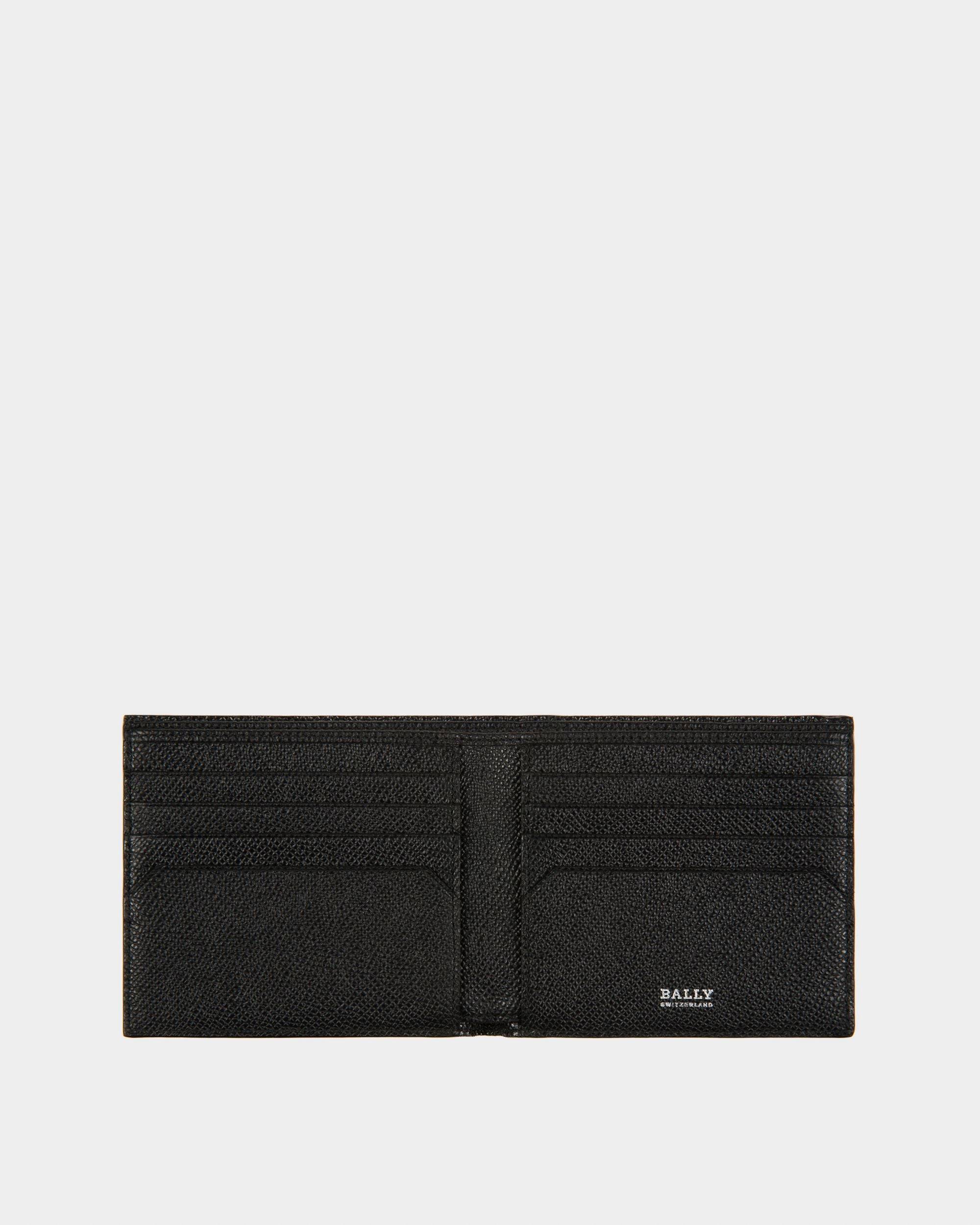 Trasai Men's Embossed Bovine Leather Wallet In Black - Men's - Bally - 03