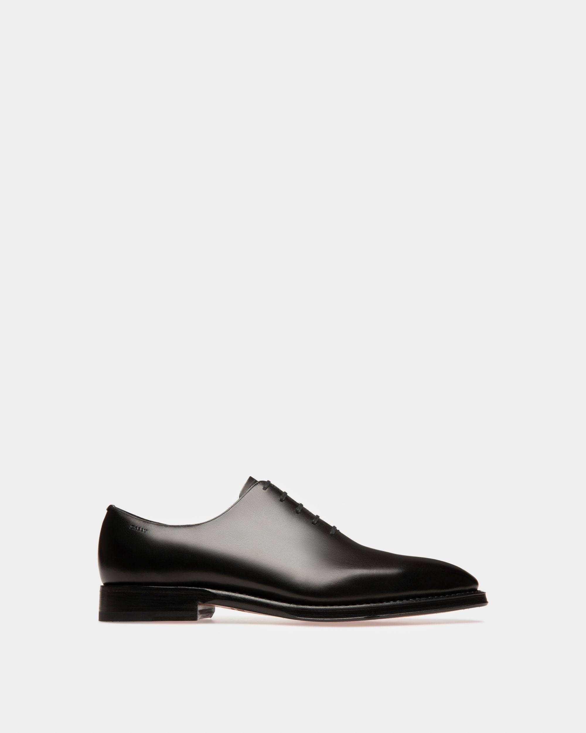 Scolder Men's Plain Calf Leather Oxford Shoe In Black - Men's - Bally - 01