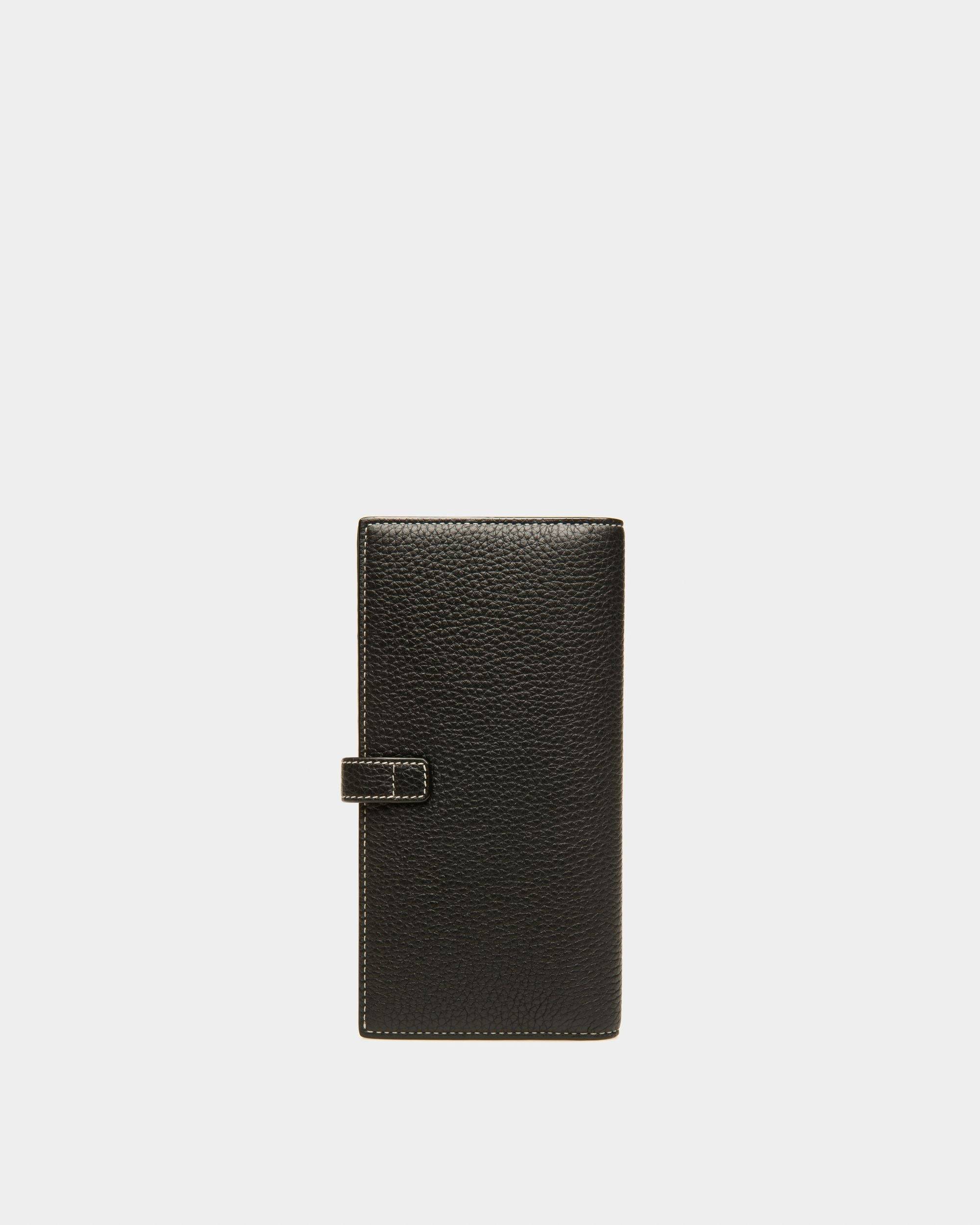 Amy Leather Wallet In Black - Women's - Bally - 02