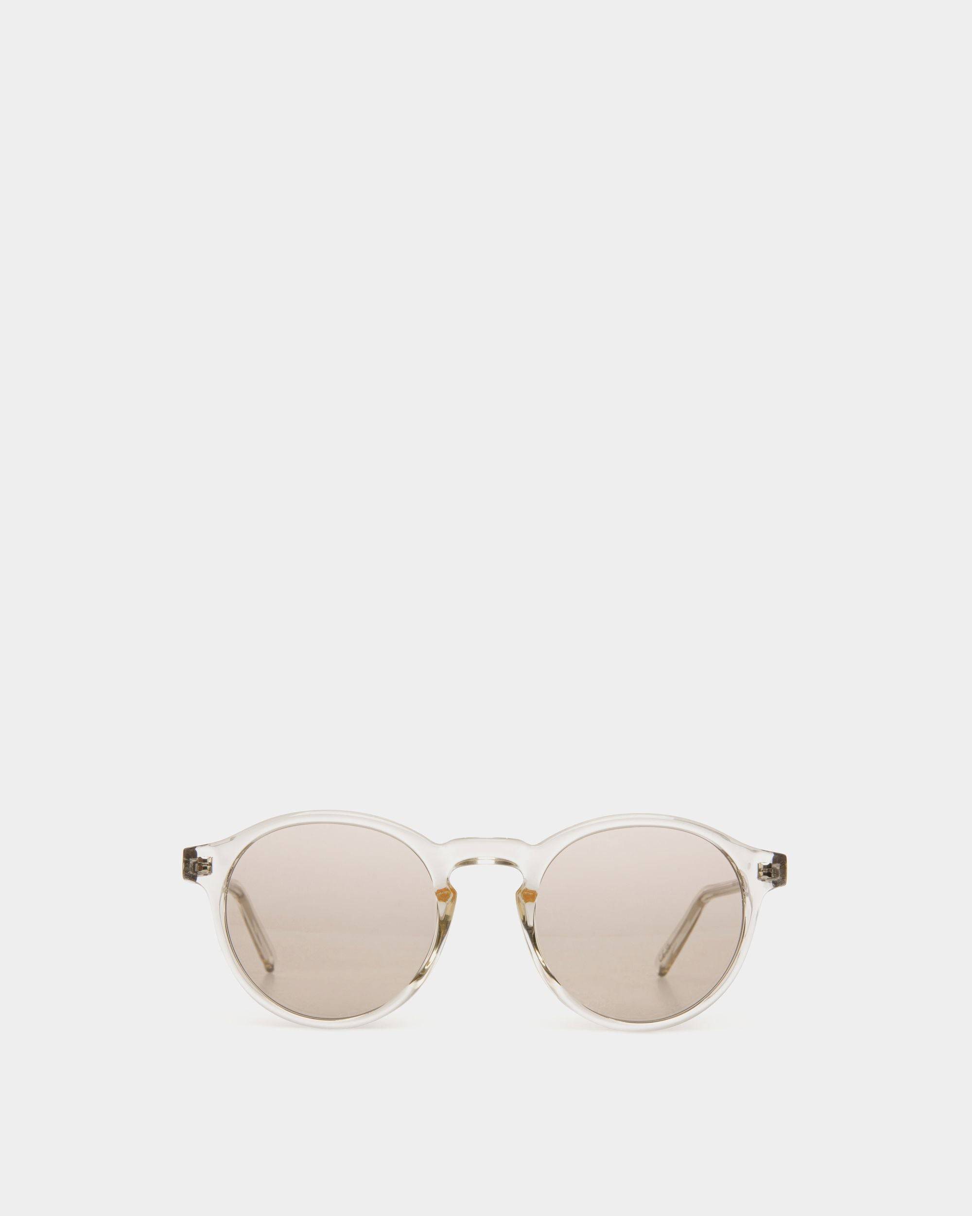 Round Sunglasses in Champagne - OTHER - Bally - 01