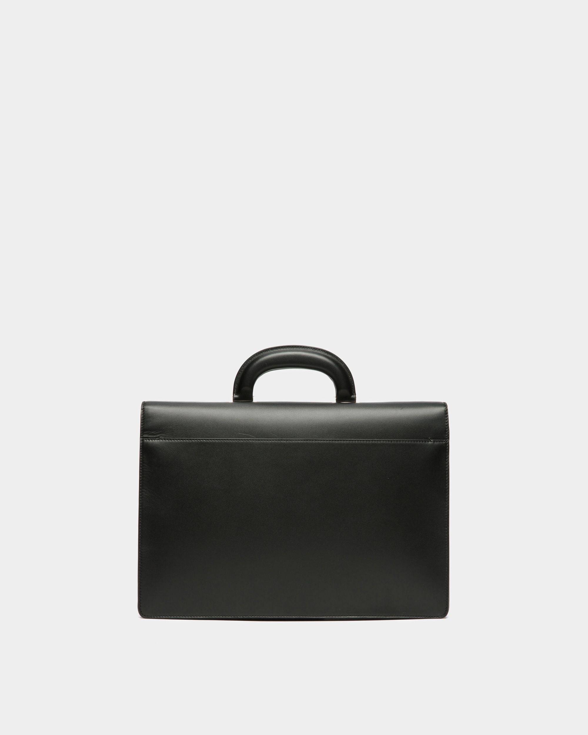 Busy Bally Briefcase in Black Leather - Men's - Bally - 02