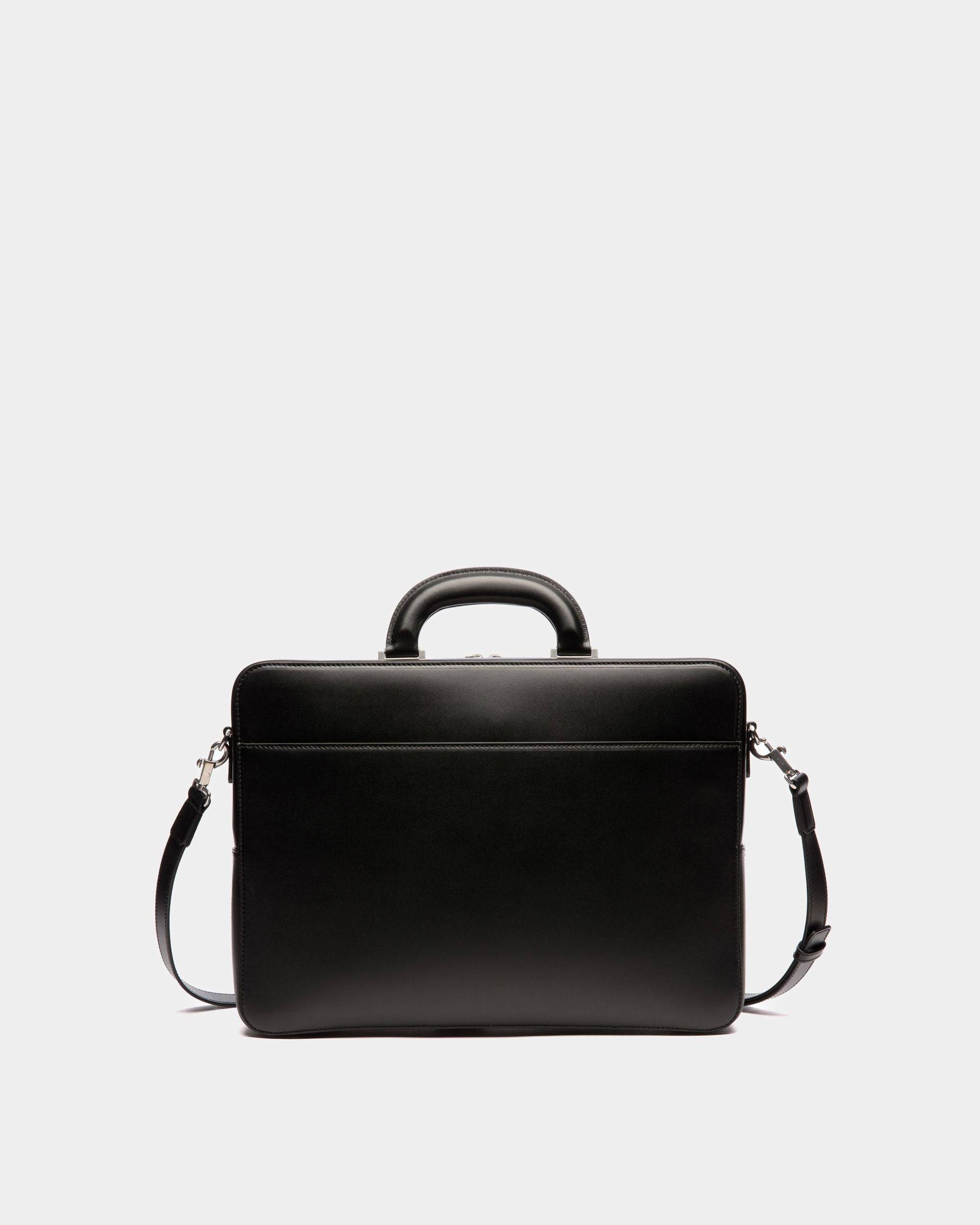 Busy Bally Briefcase in Black Leather - Men's - Bally - 02