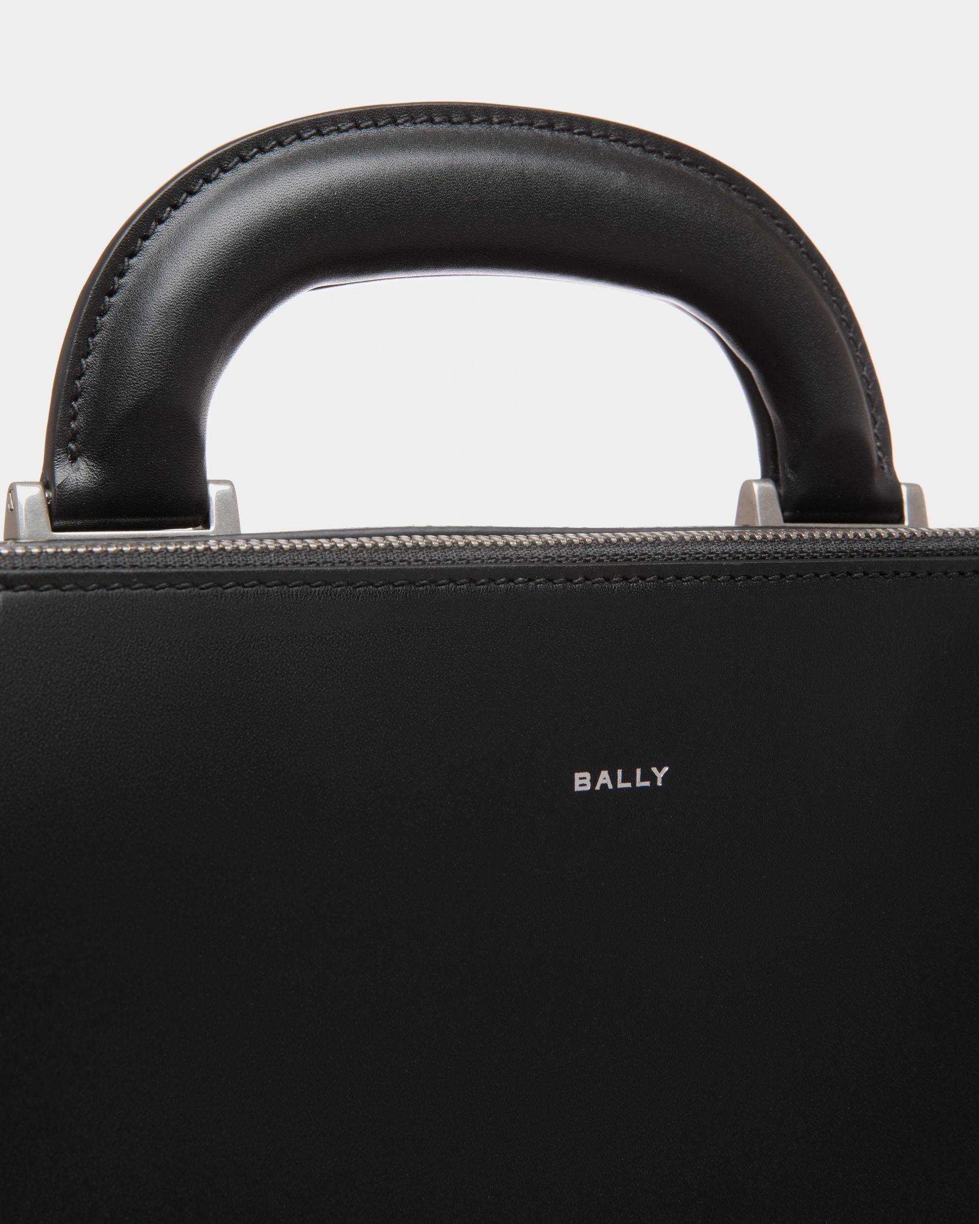 Busy Bally Briefcase in Black Leather - Men's - Bally - 05