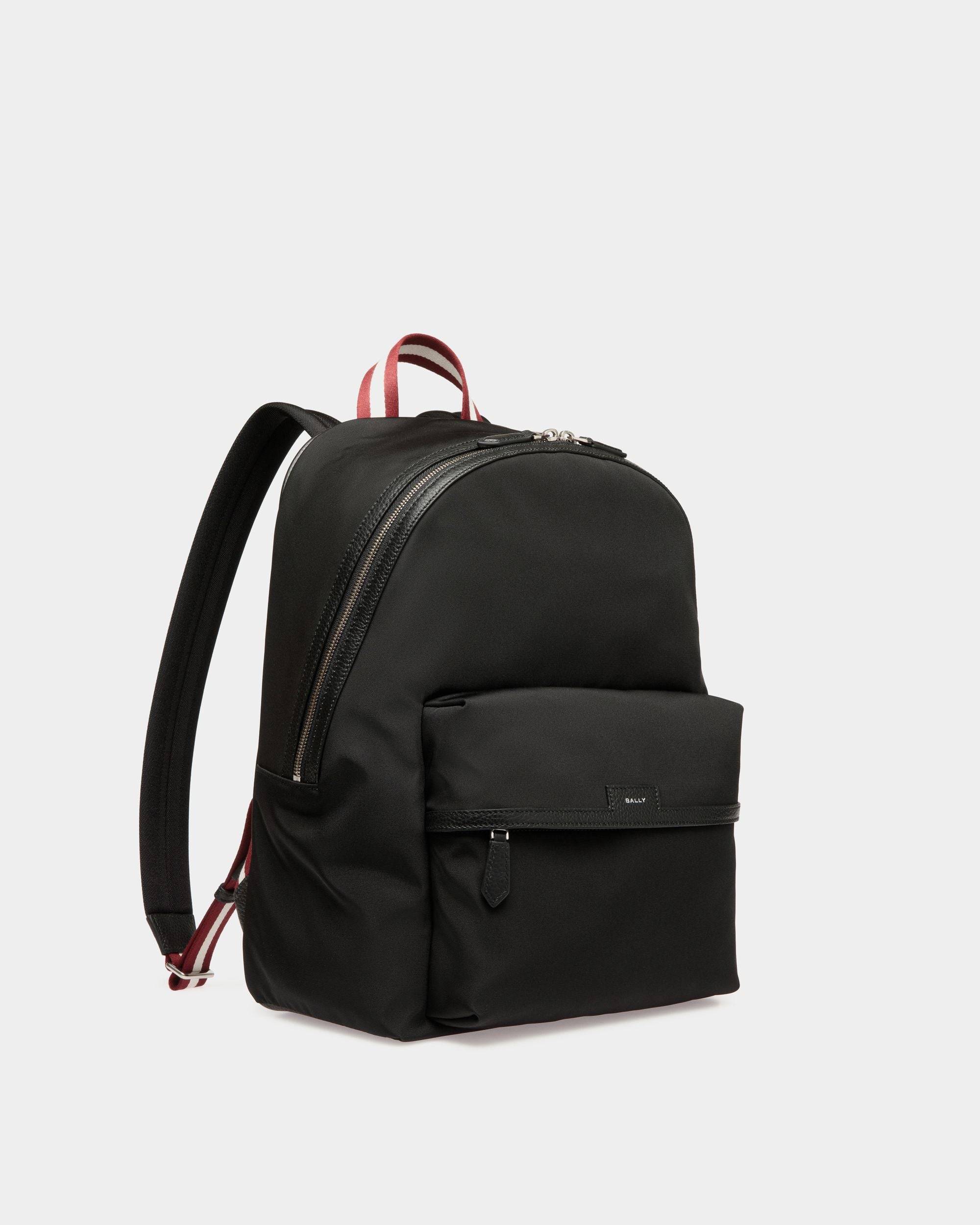 Code Backpack in Black Nylon - Men's - Bally - 03