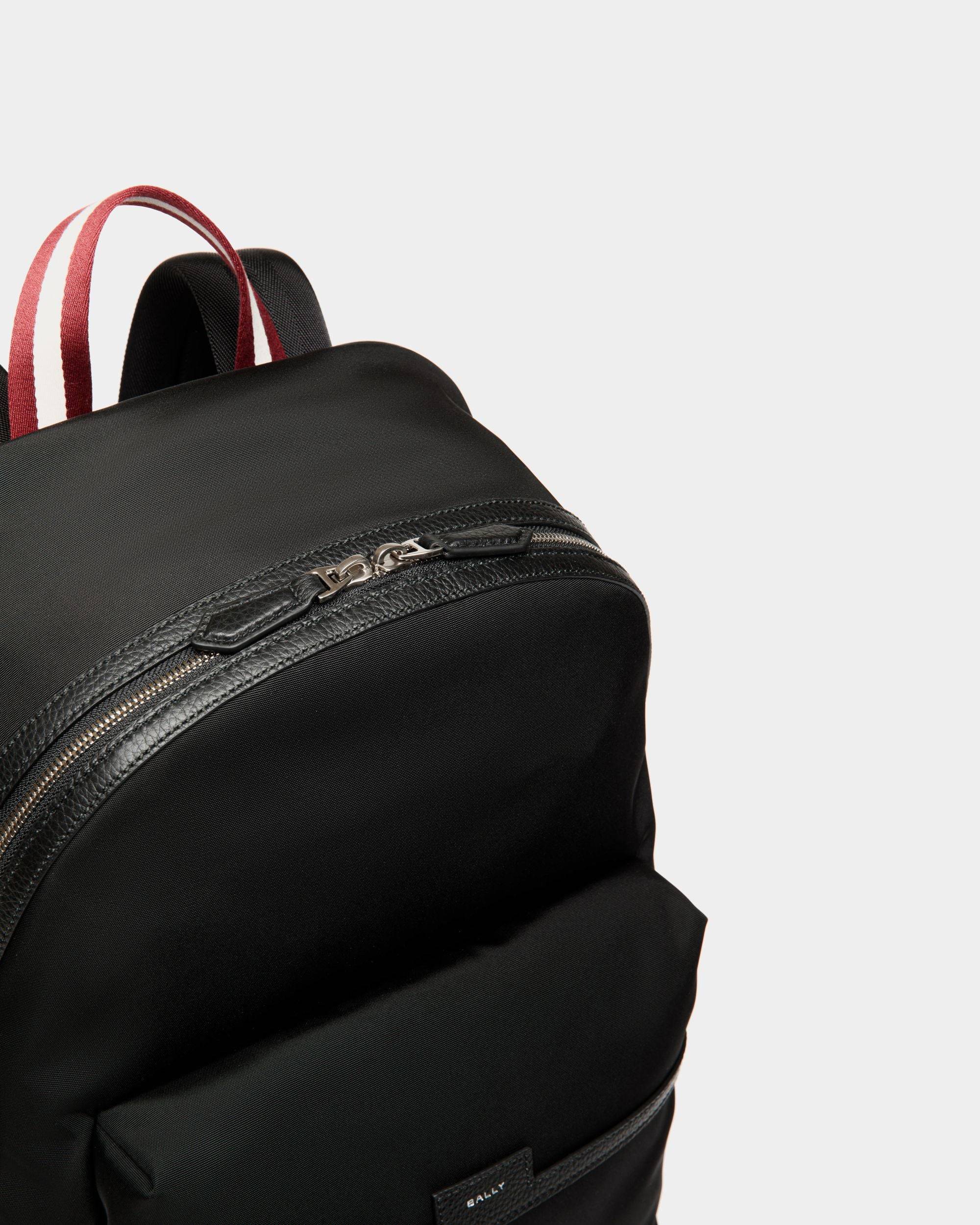 Code Backpack in Black Nylon - Men's - Bally - 05