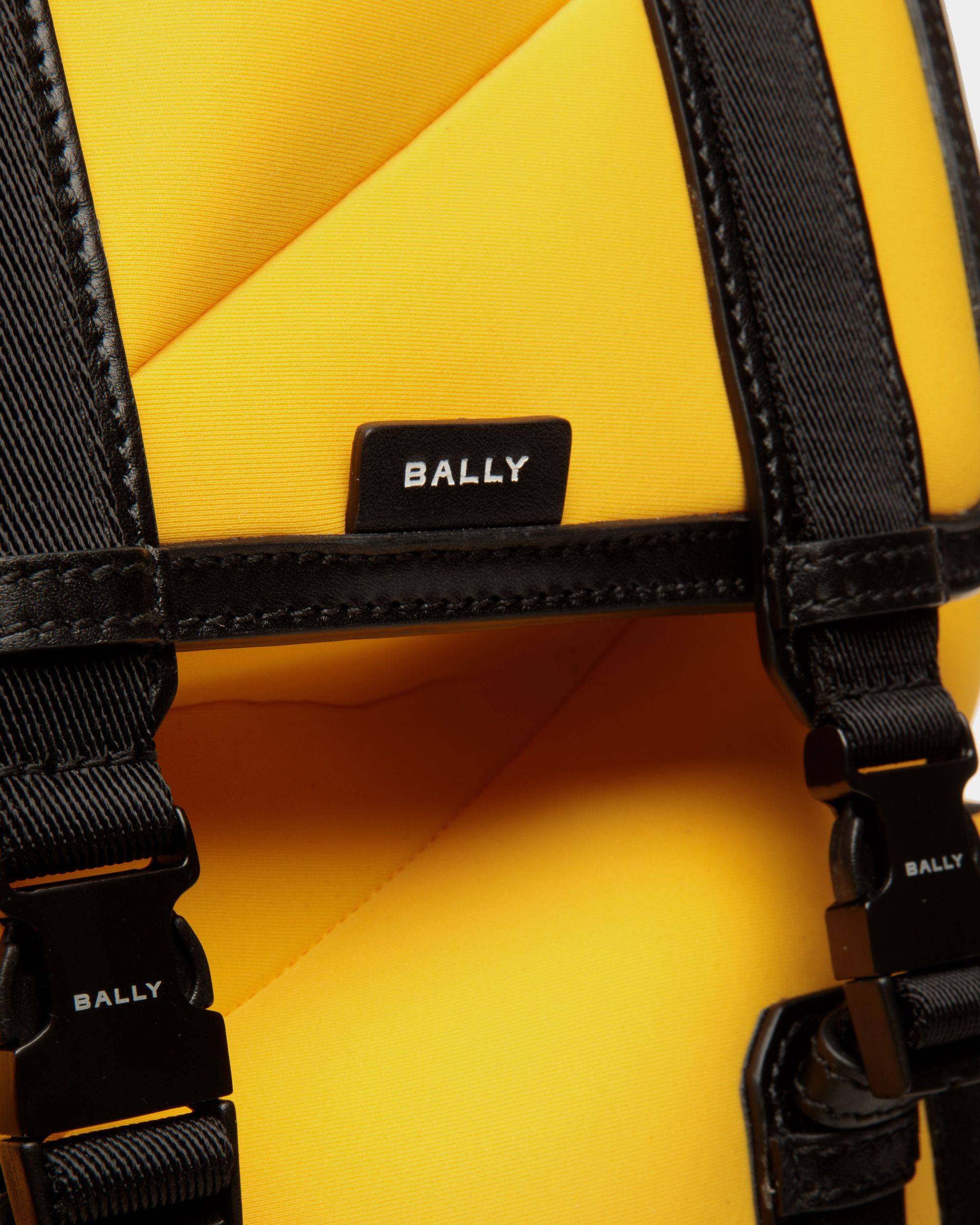 Mountain | Men's Backpack in Yellow Neoprene | Bally | Still Life Detail