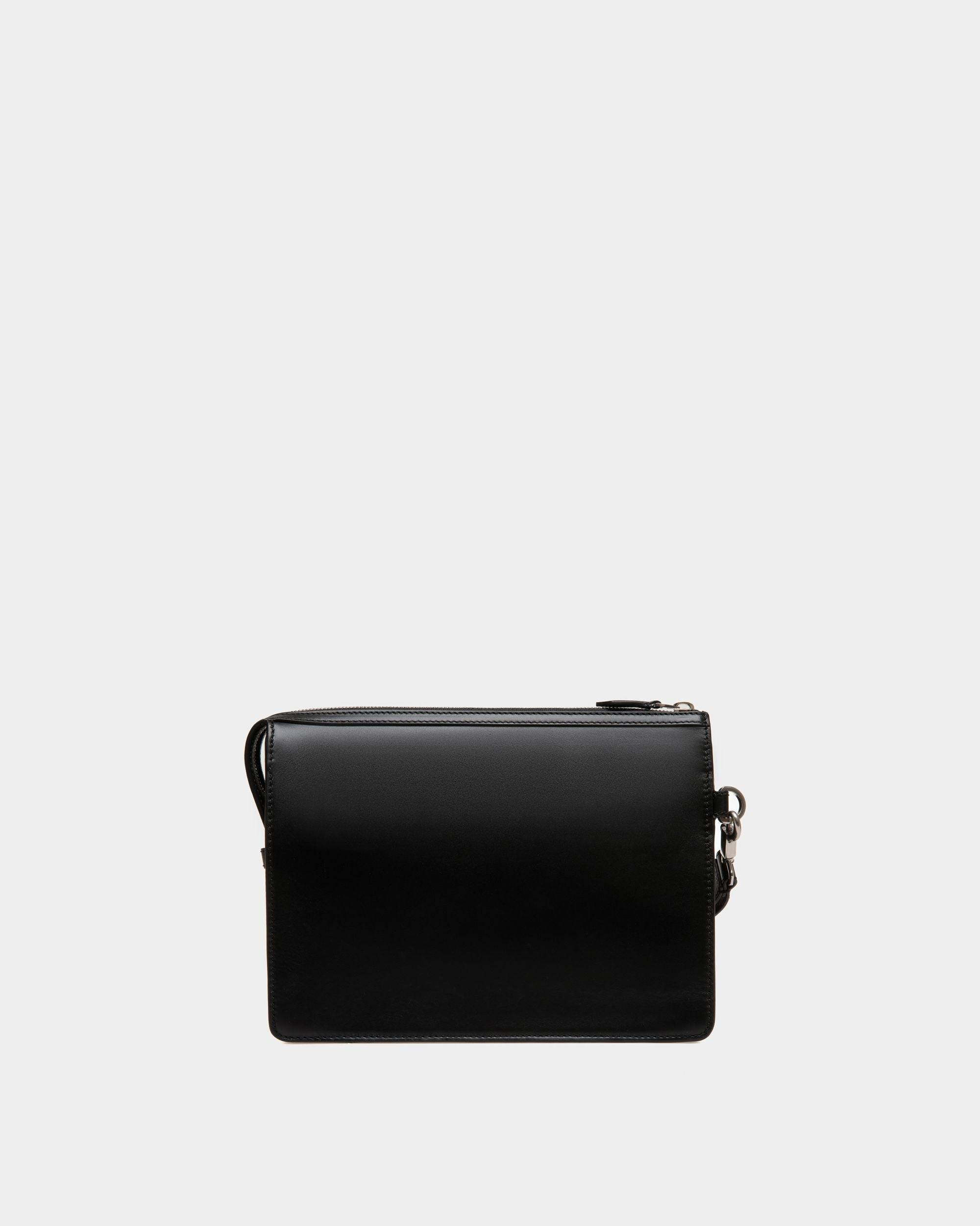 Busy Bally | Men's Pouch in Black Leather | Bally | Still Life Back