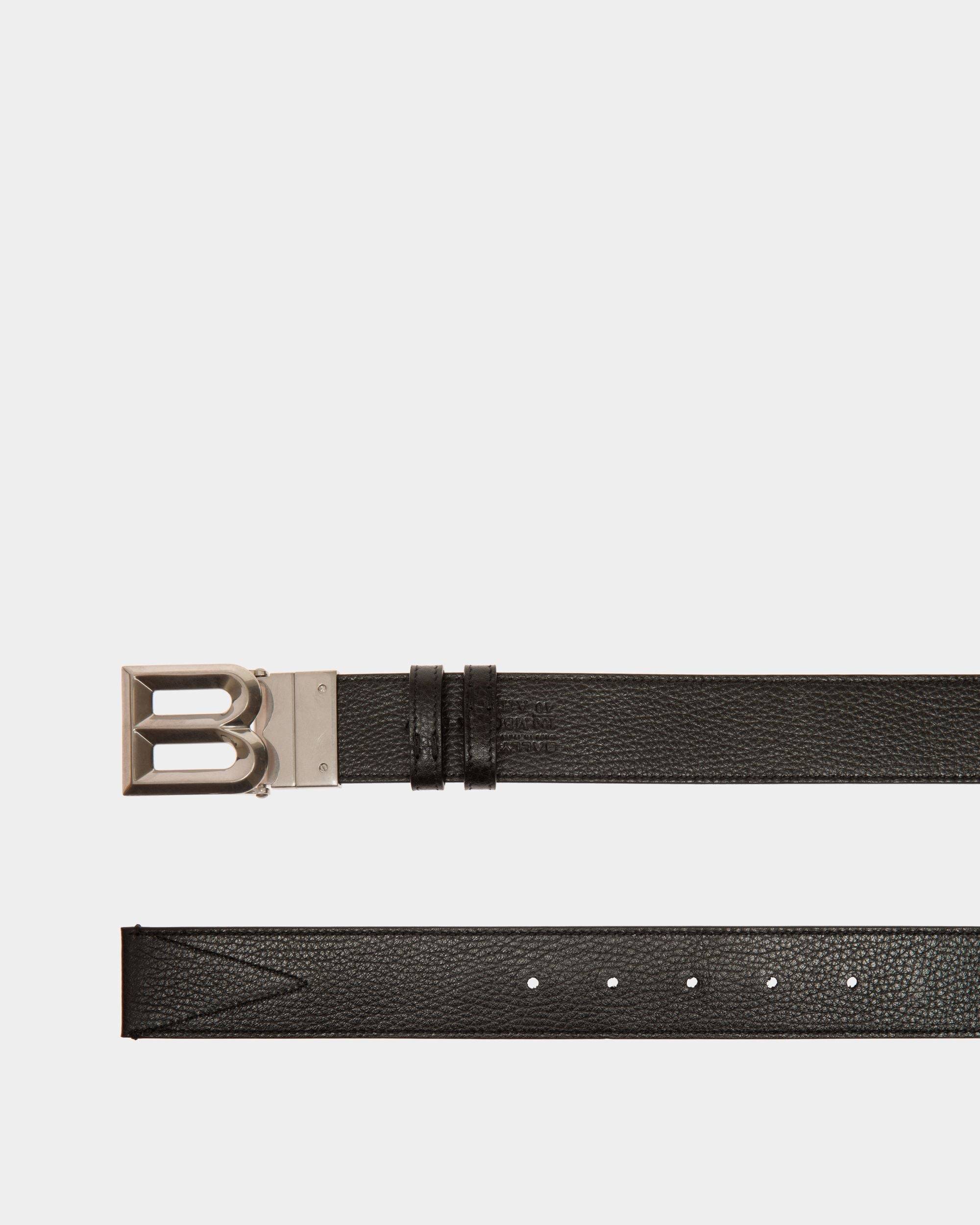 B Bold 35mm Reversible Belt in Fabric And Leather - Men's - Bally - 03