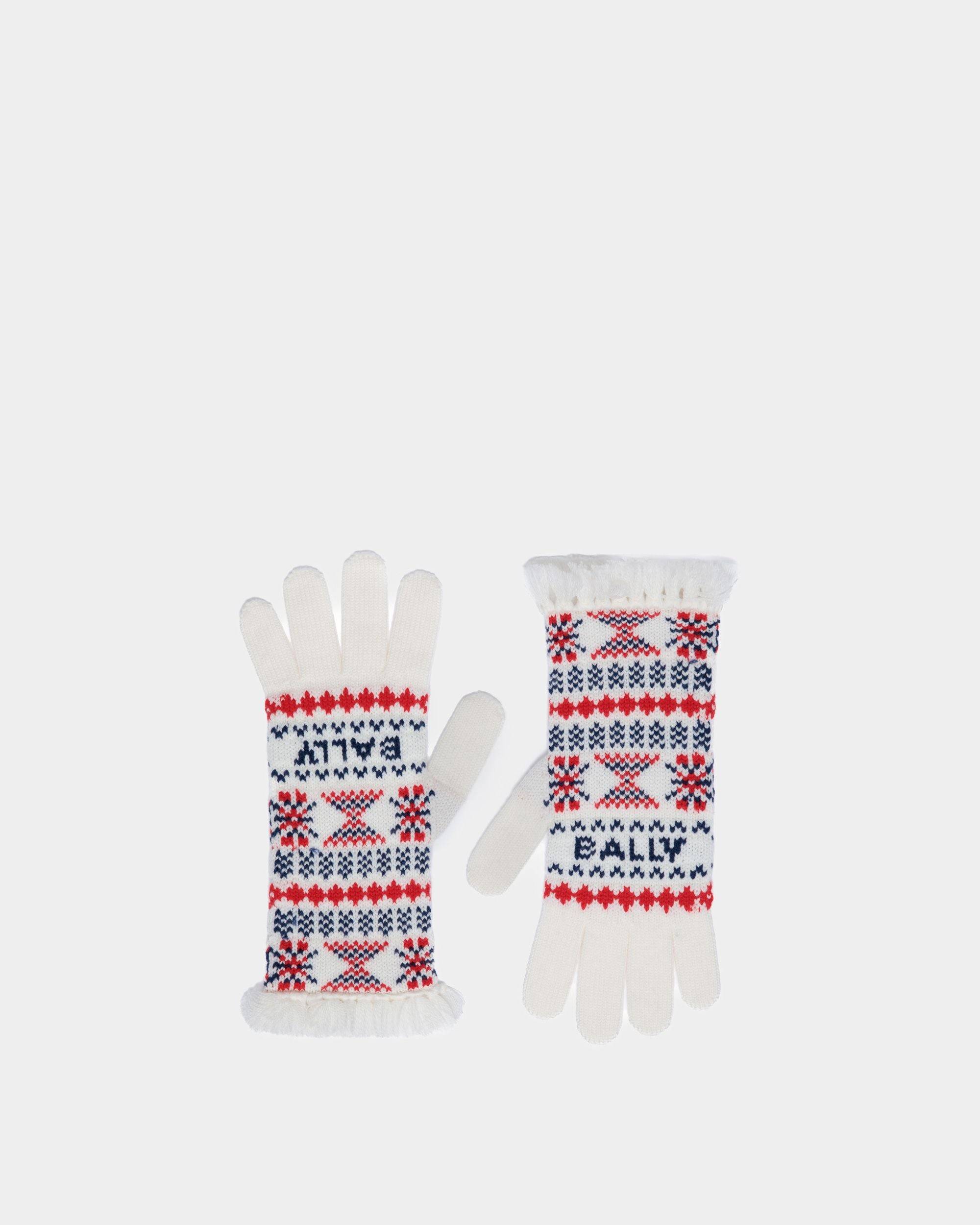 Men's Gloves In Multicolor Wool | Bally | Still Life Top