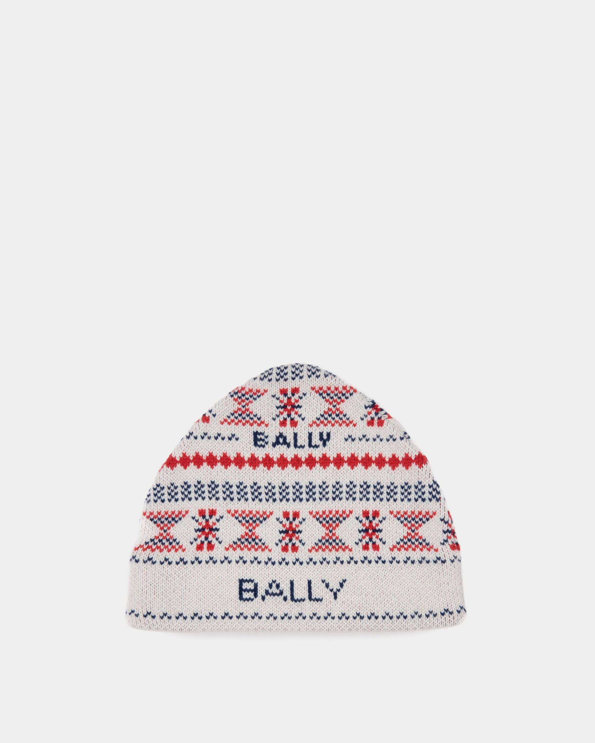 Men's Multicolor Beanie in Wool | Bally | Still Life Front