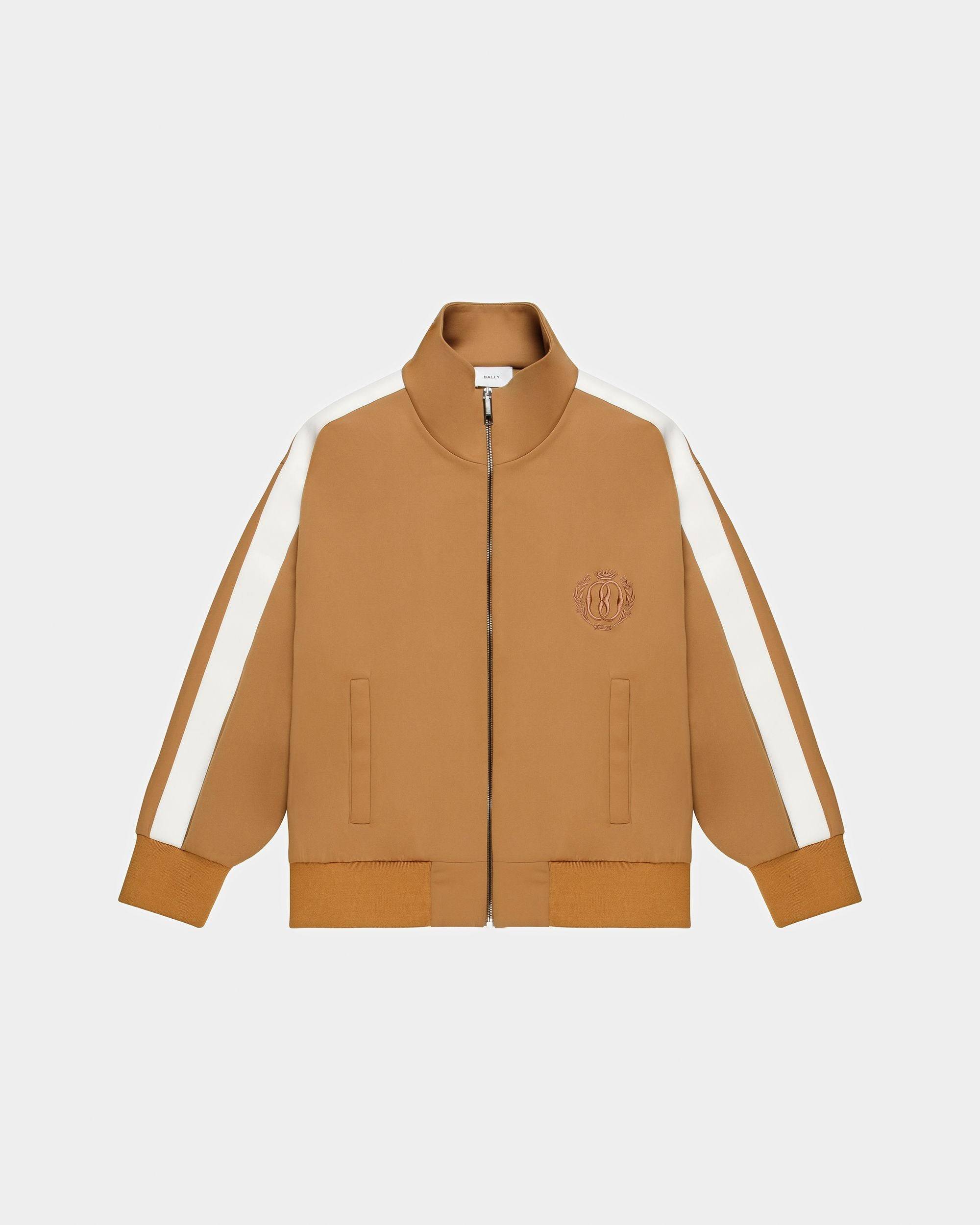 Sports Jacket In Beige Cotton Mix