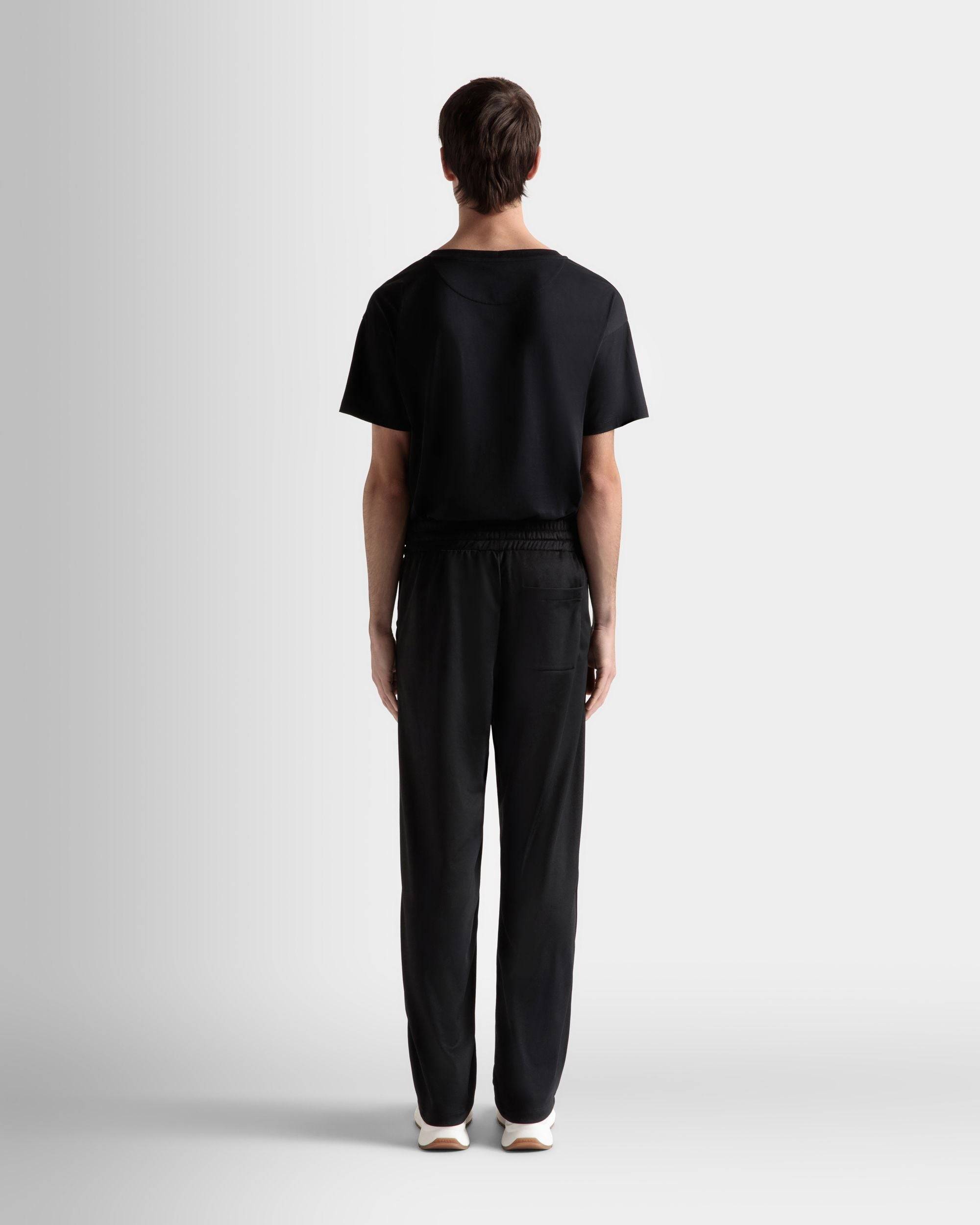 Men's Sweatpants in Black| Bally | On Model Back