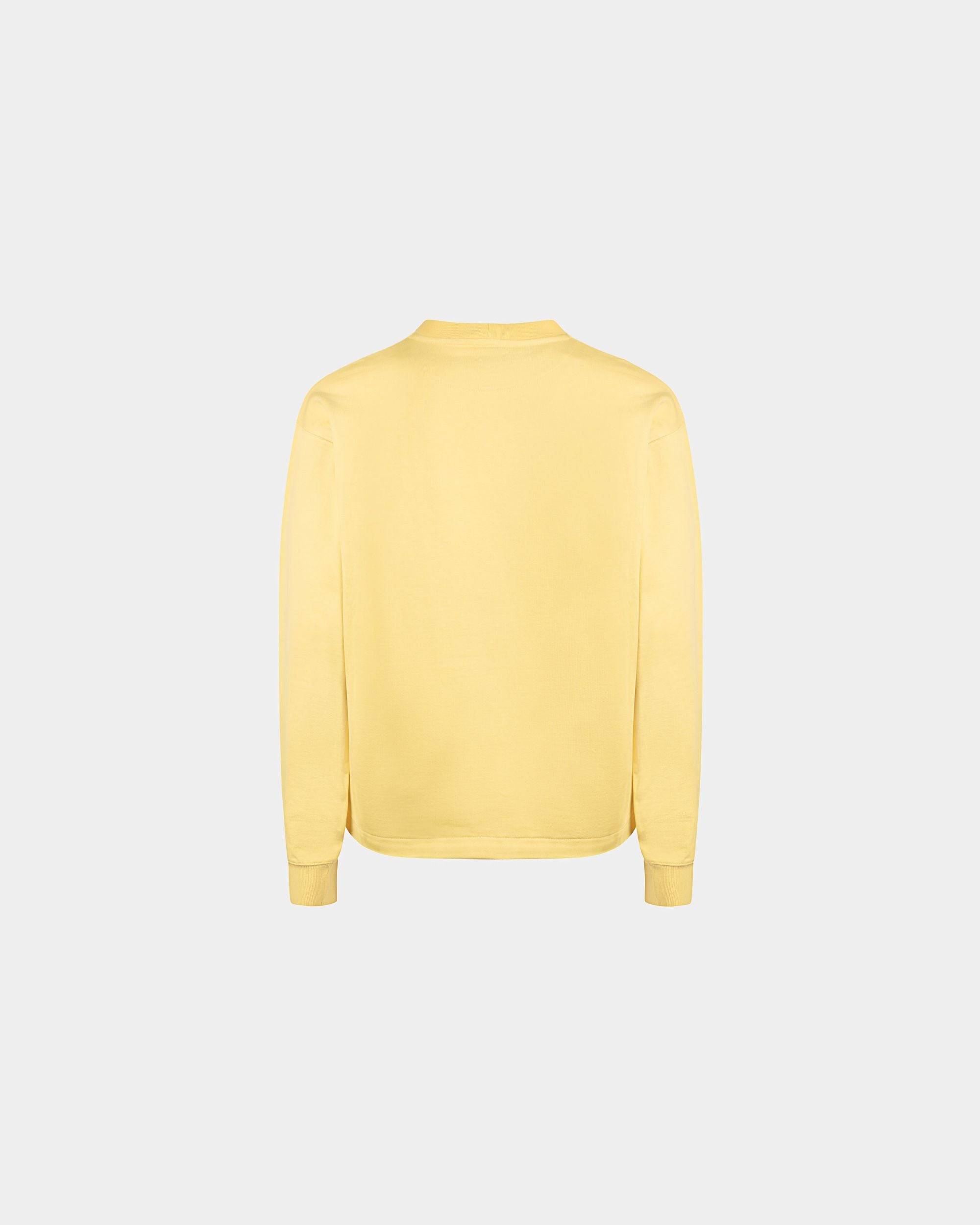 Men's Sweatshirt in Yellow Cotton | Bally | Still Life Back