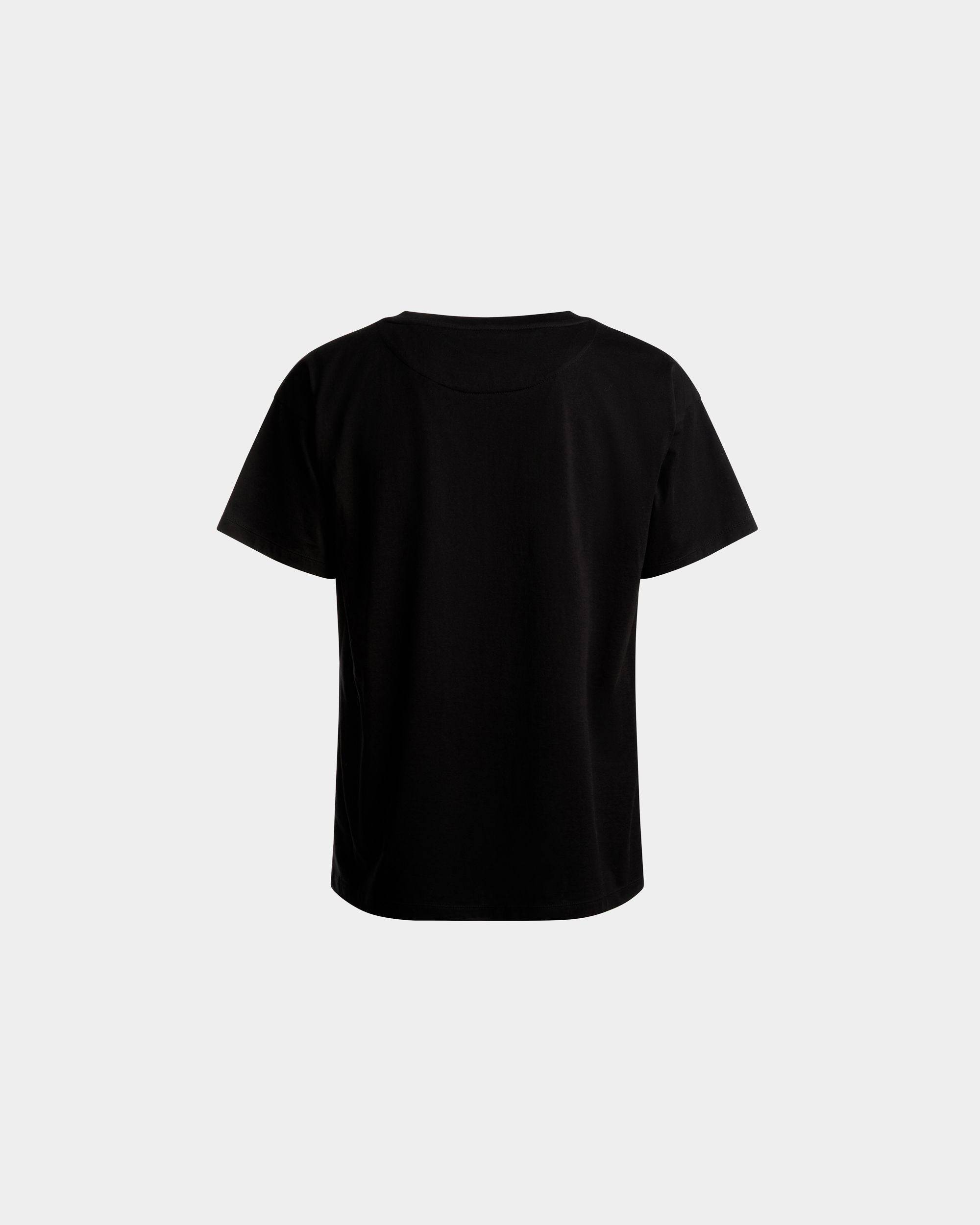 Logo T-Shirt | Men's T-Shirt | Black Cotton | Bally | Still Life Back