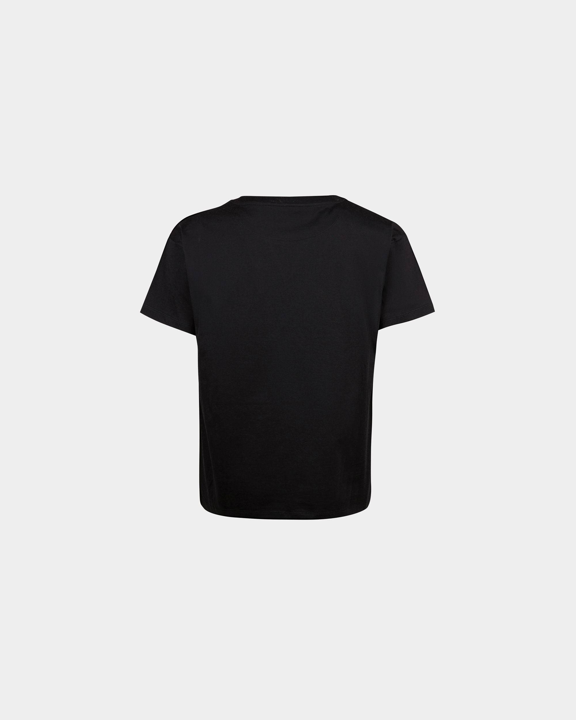 Men's T-Shirt in Black Cotton | Bally | Still Life Back