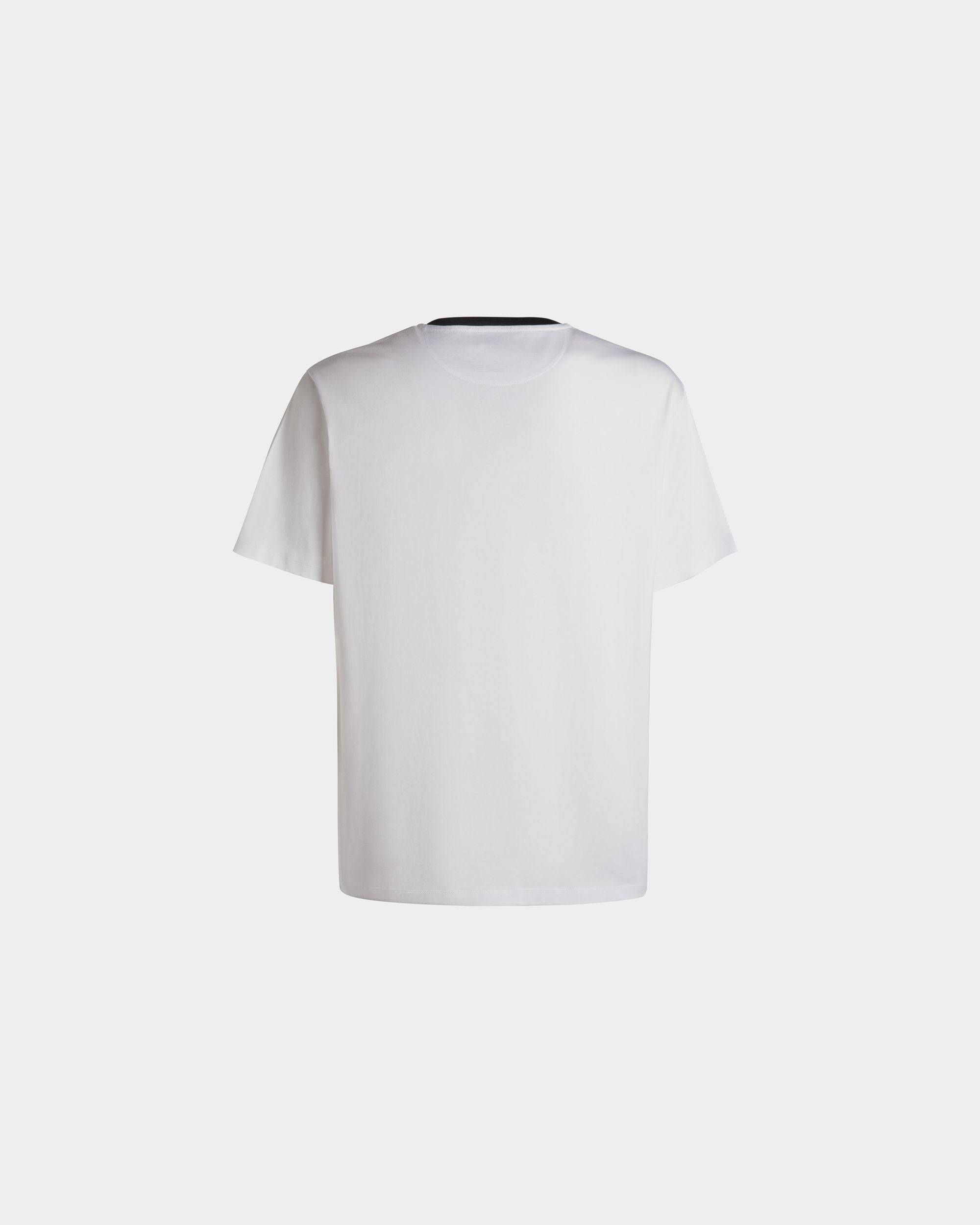 Summer Capsule T-Shirt In White Cotton - Men's - Bally - 03