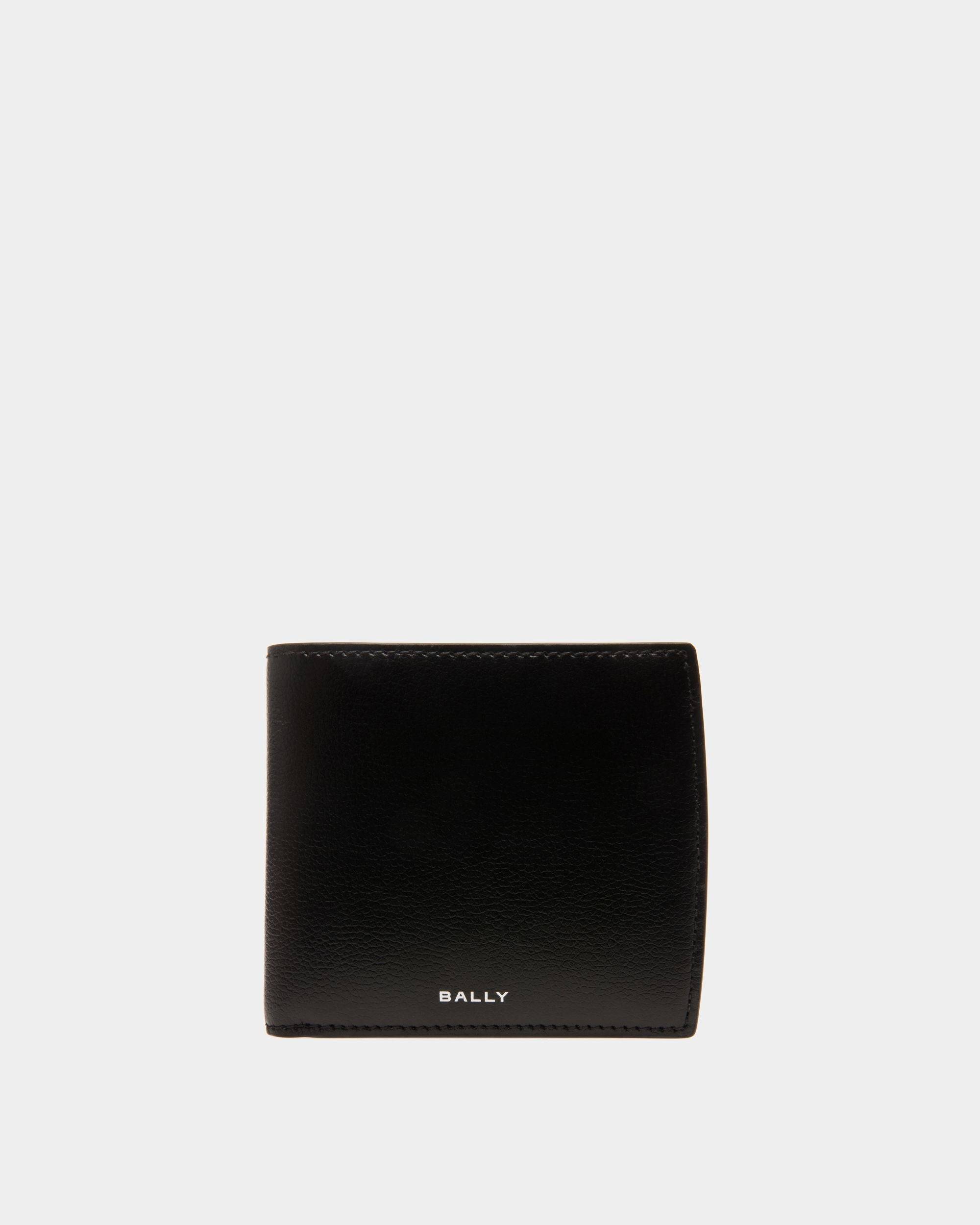 Banque Bi fold Men s Wallets And Coin Purses Black Leather Bally