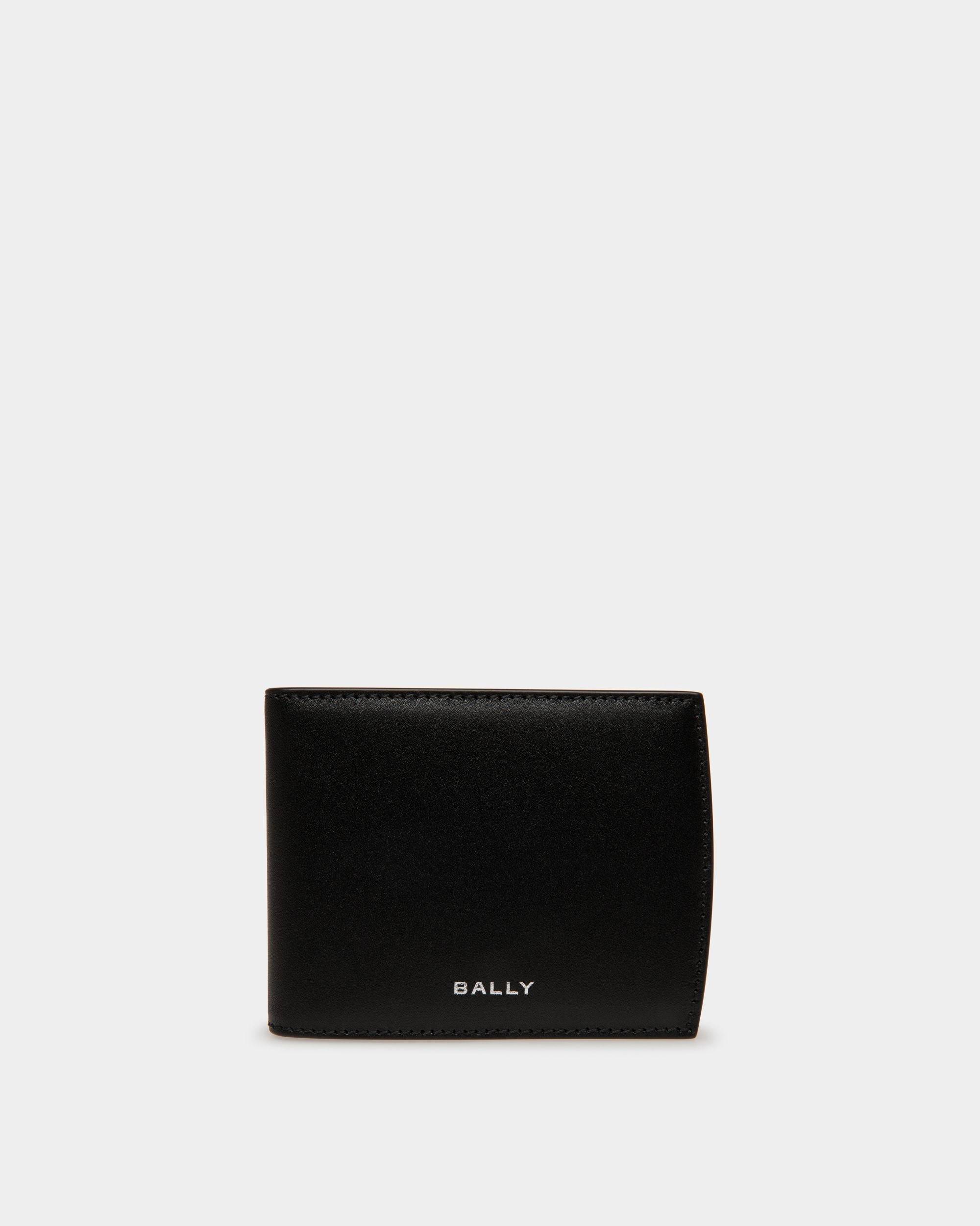 Busy Bally | Men's Bifold Wallet in Black Leather | Bally | Still Life Front