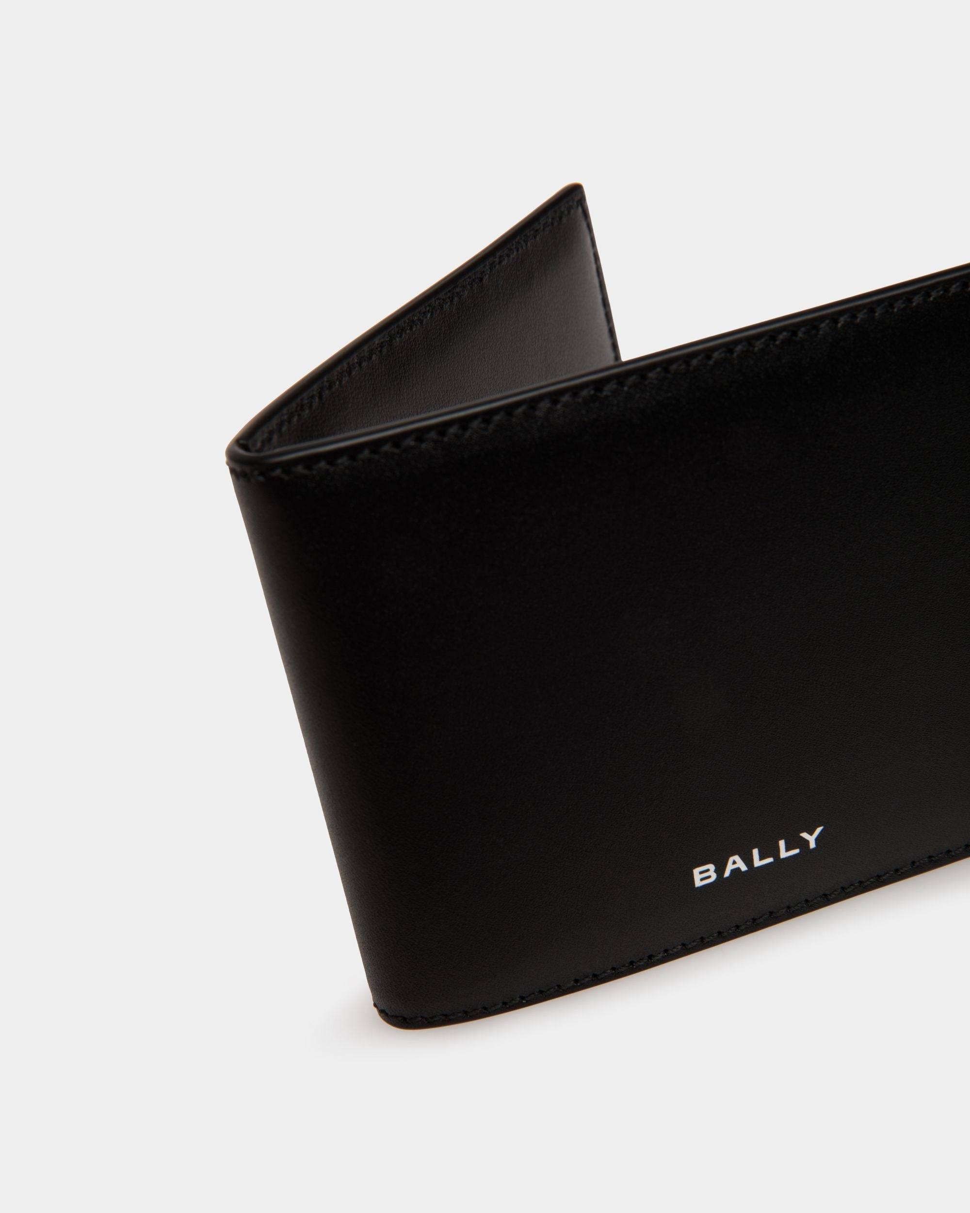 Busy Bally | Men's Bifold Wallet in Black Leather | Bally | Still Life Detail