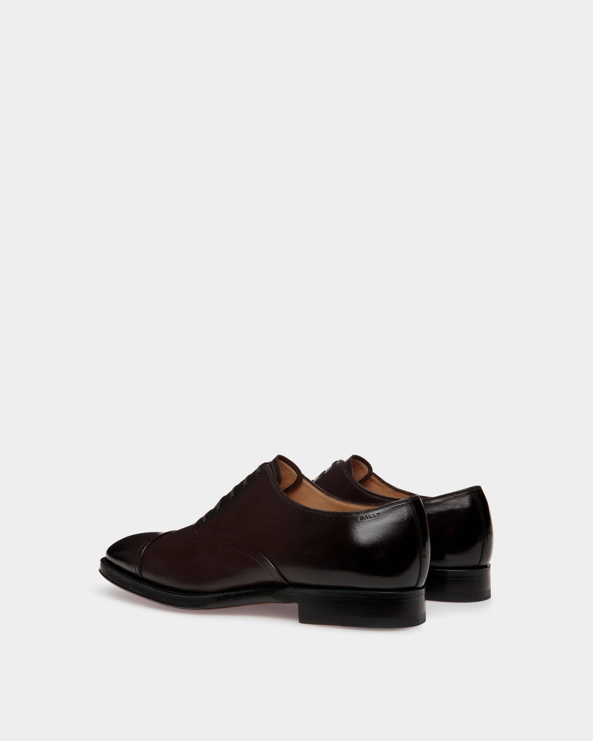 Selby | Men's Oxford Shoes | Brown Leather | Bally | Still Life 3/4 Back