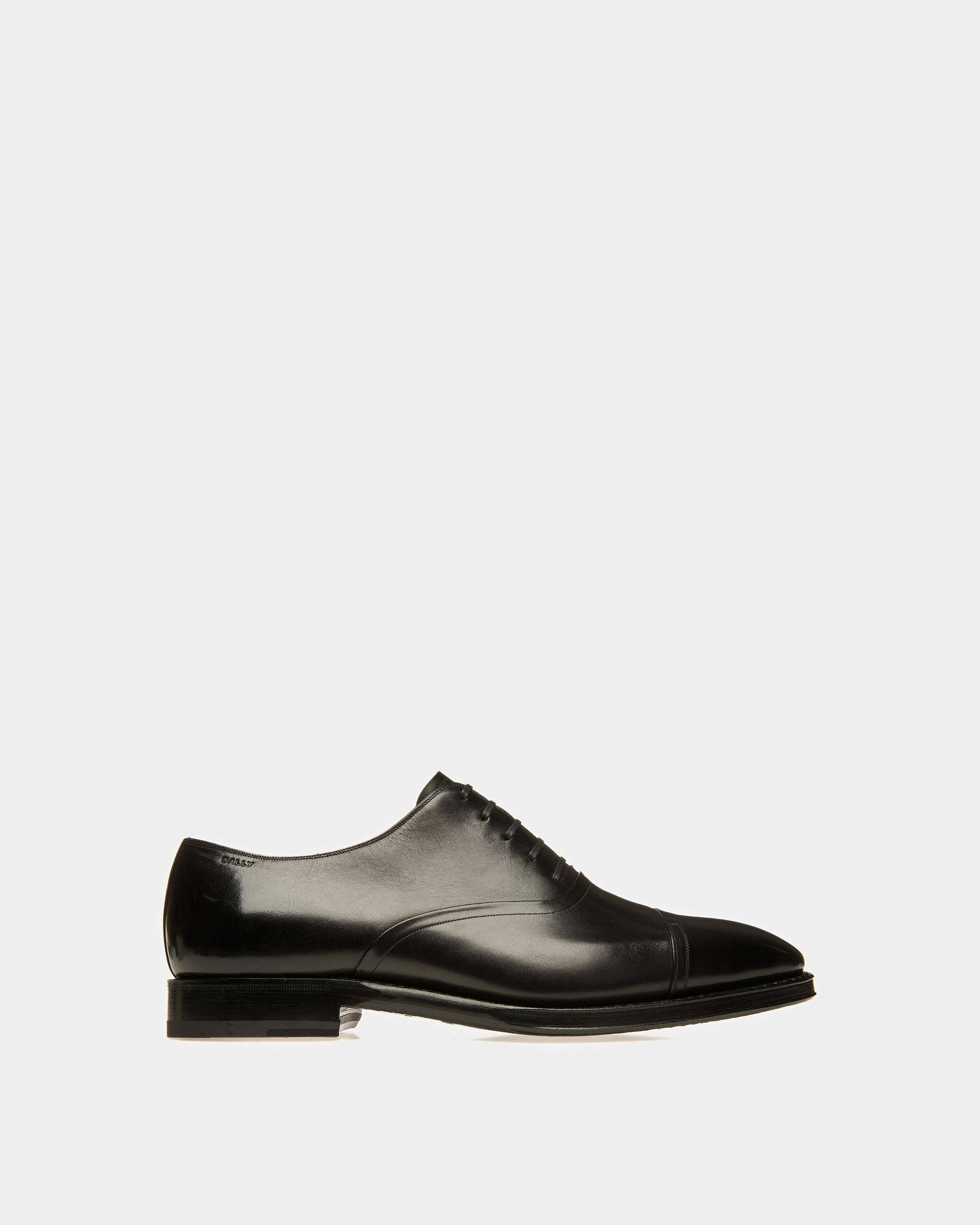 Selby | Men's Oxford Shoes | Black Leather | Still Life Side