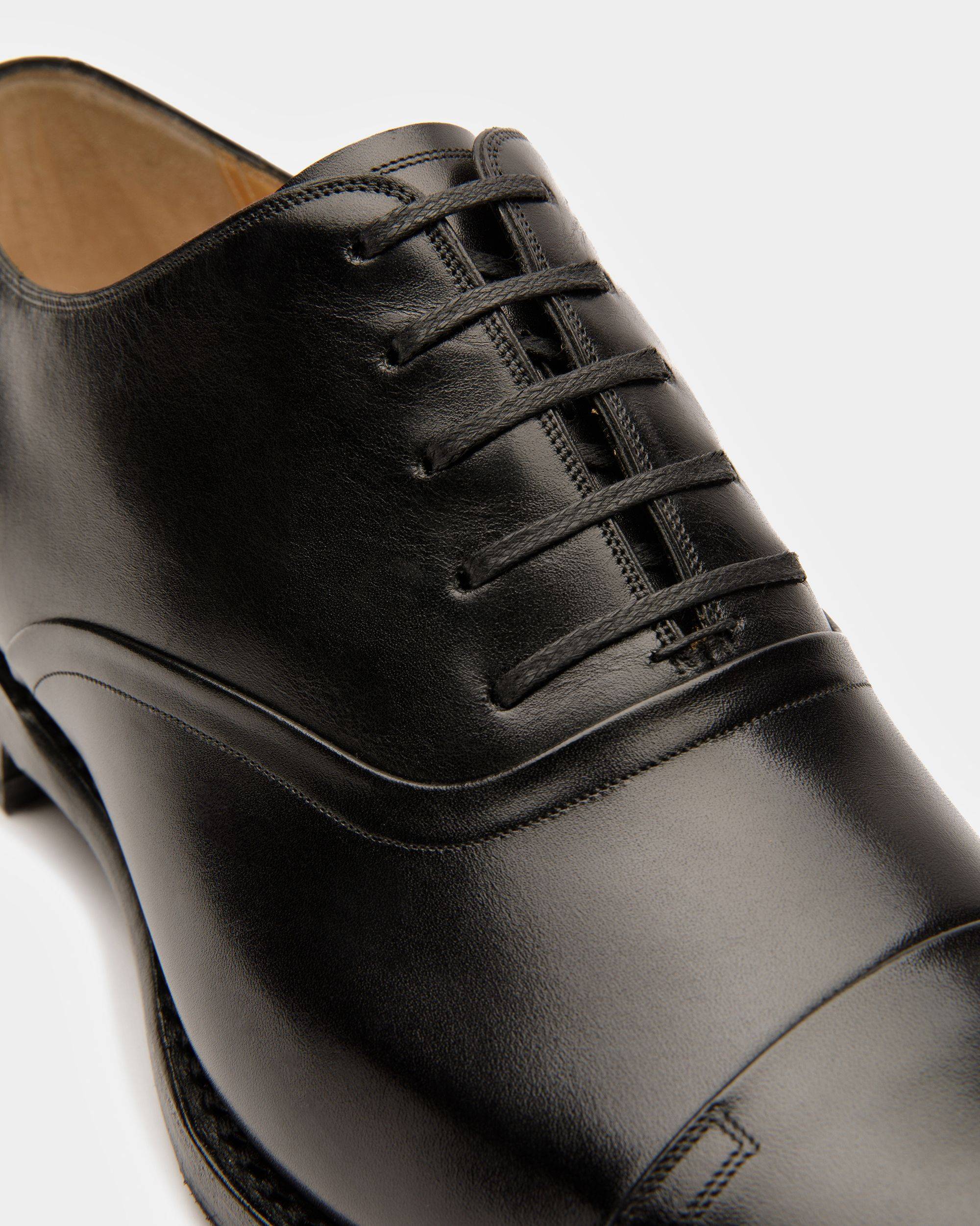 Scribe Oxford Shoes In Black Leather - Men's - Bally - 03