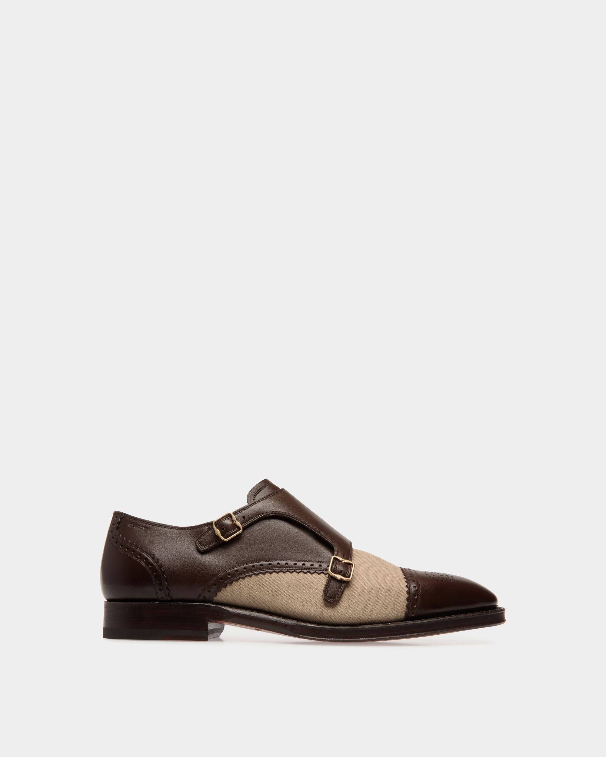 Scribe Monk in Leather and Fabric - Men's - Bally - 01