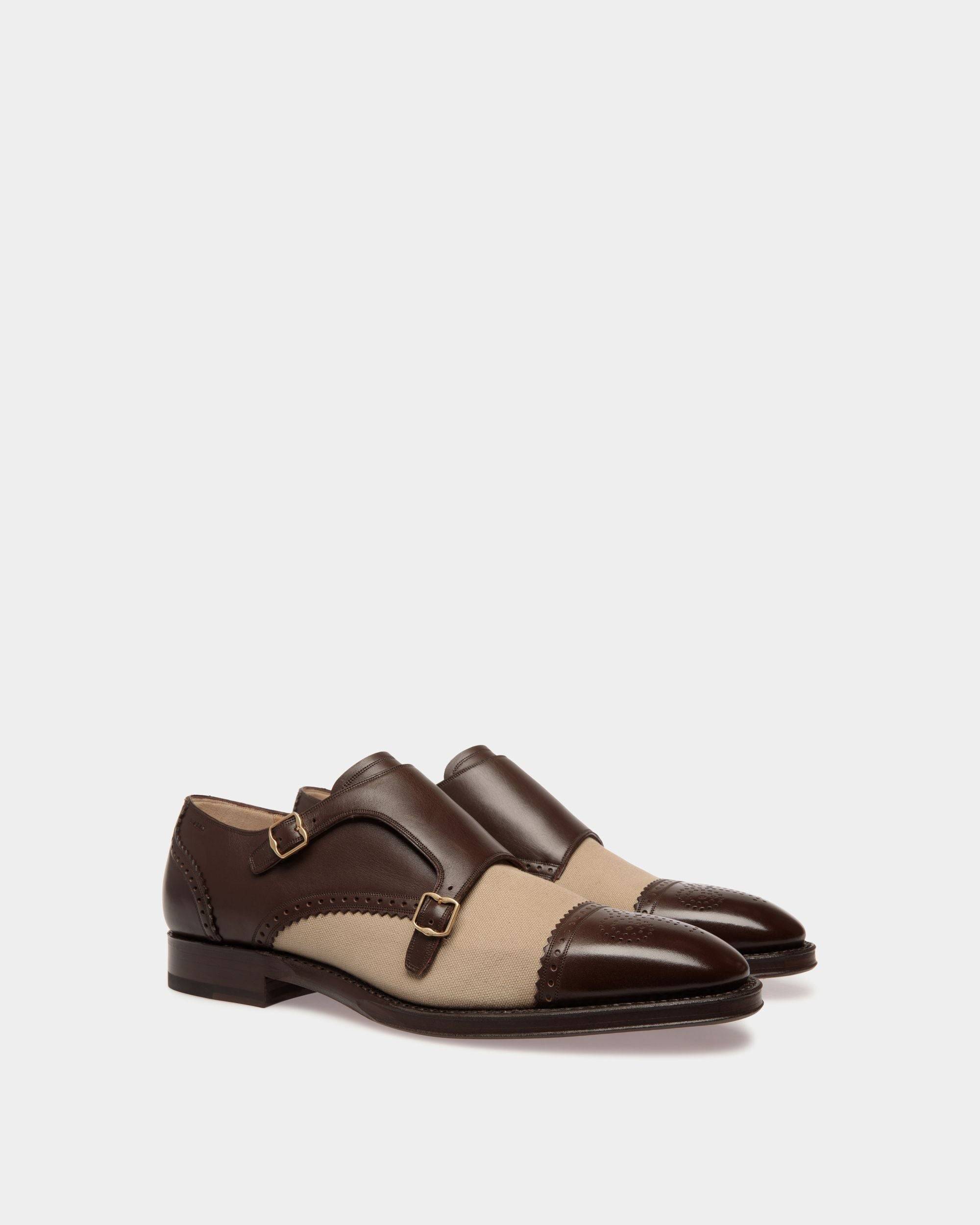 Scribe Monk in Leather and Fabric - Men's - Bally - 02