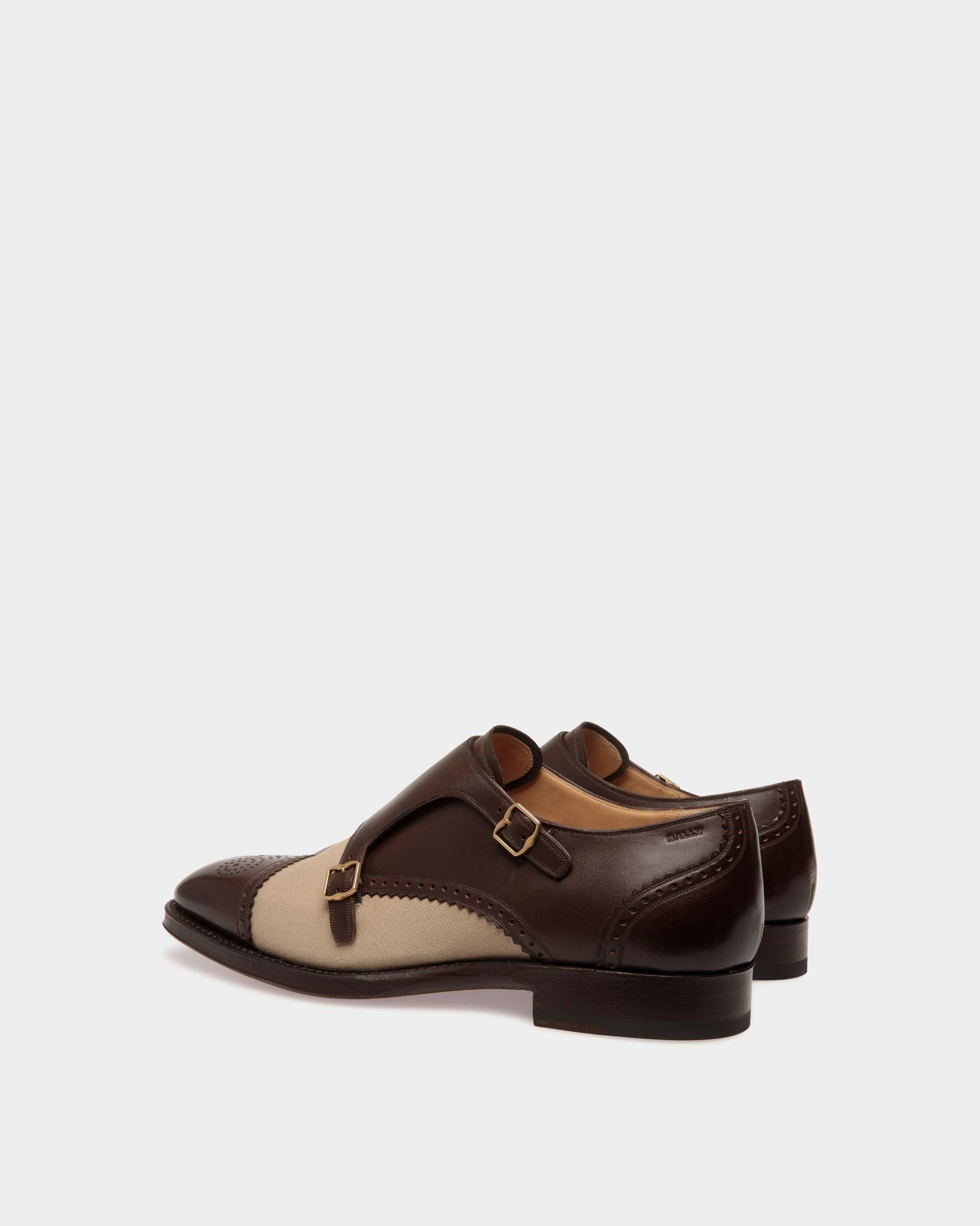 Scribe Monk in Leather and Fabric - Men's - Bally - 03