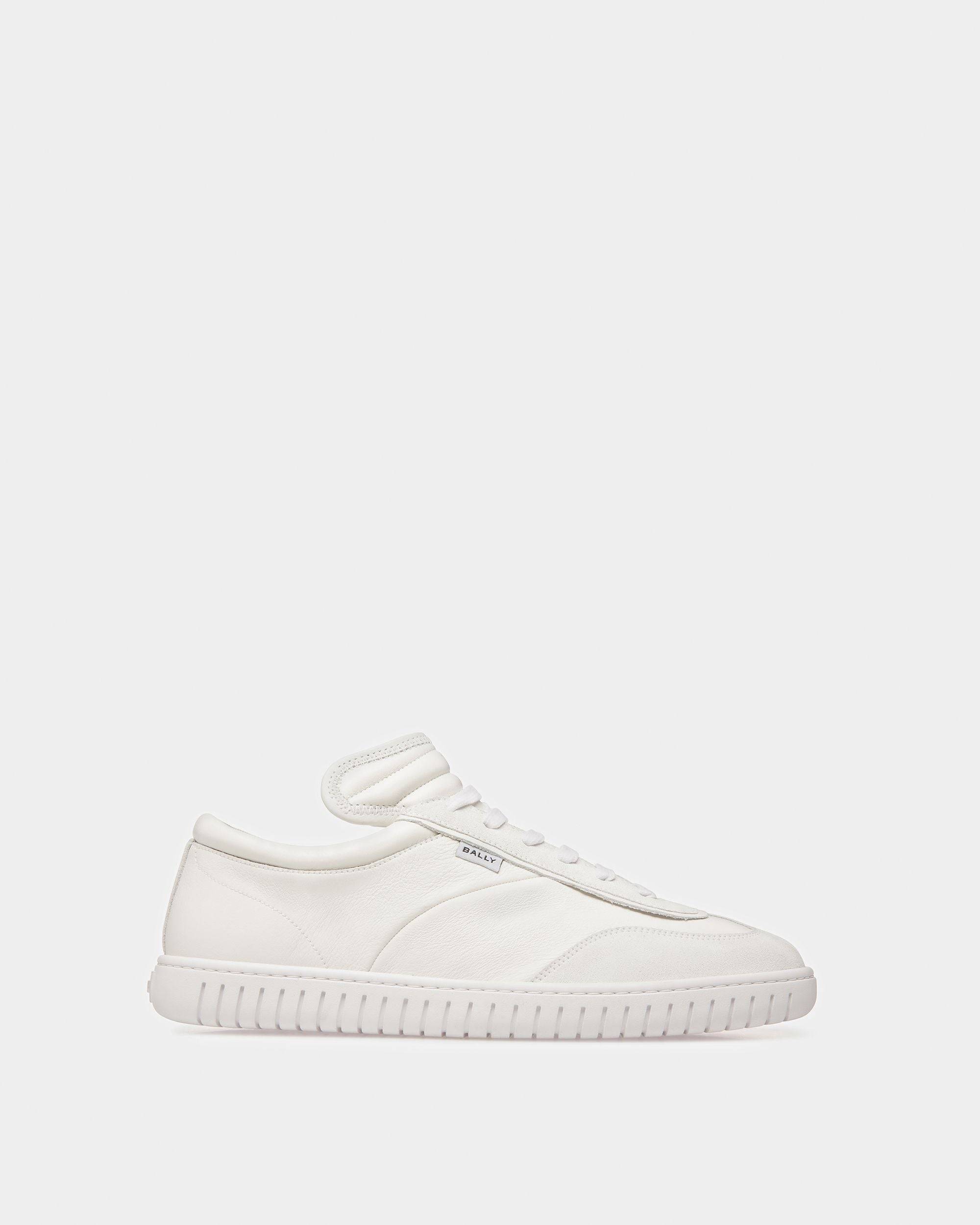 Mens white bally sales shoes