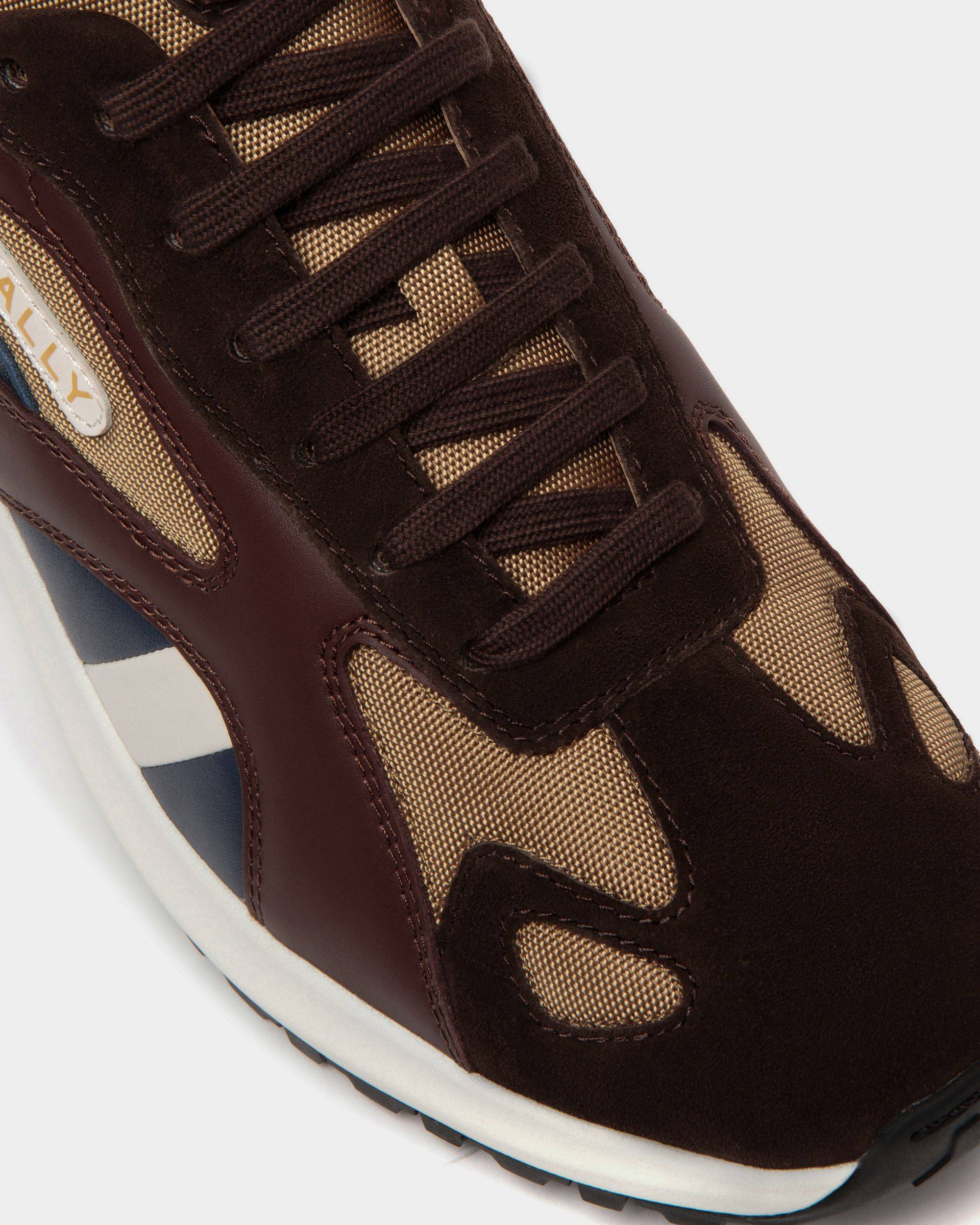 Outline | Men's Sneaker in Multicolor Nylon and Leather | Bally | Still Life Detail
