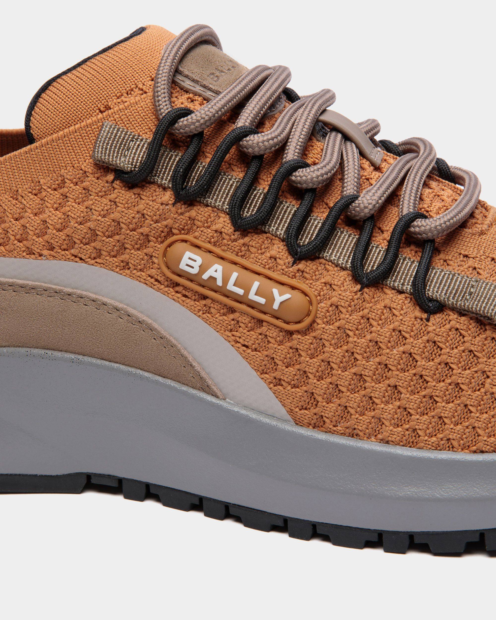Outline | Men's Sneaker in Brown Nylon | Bally | Still Life Detail
