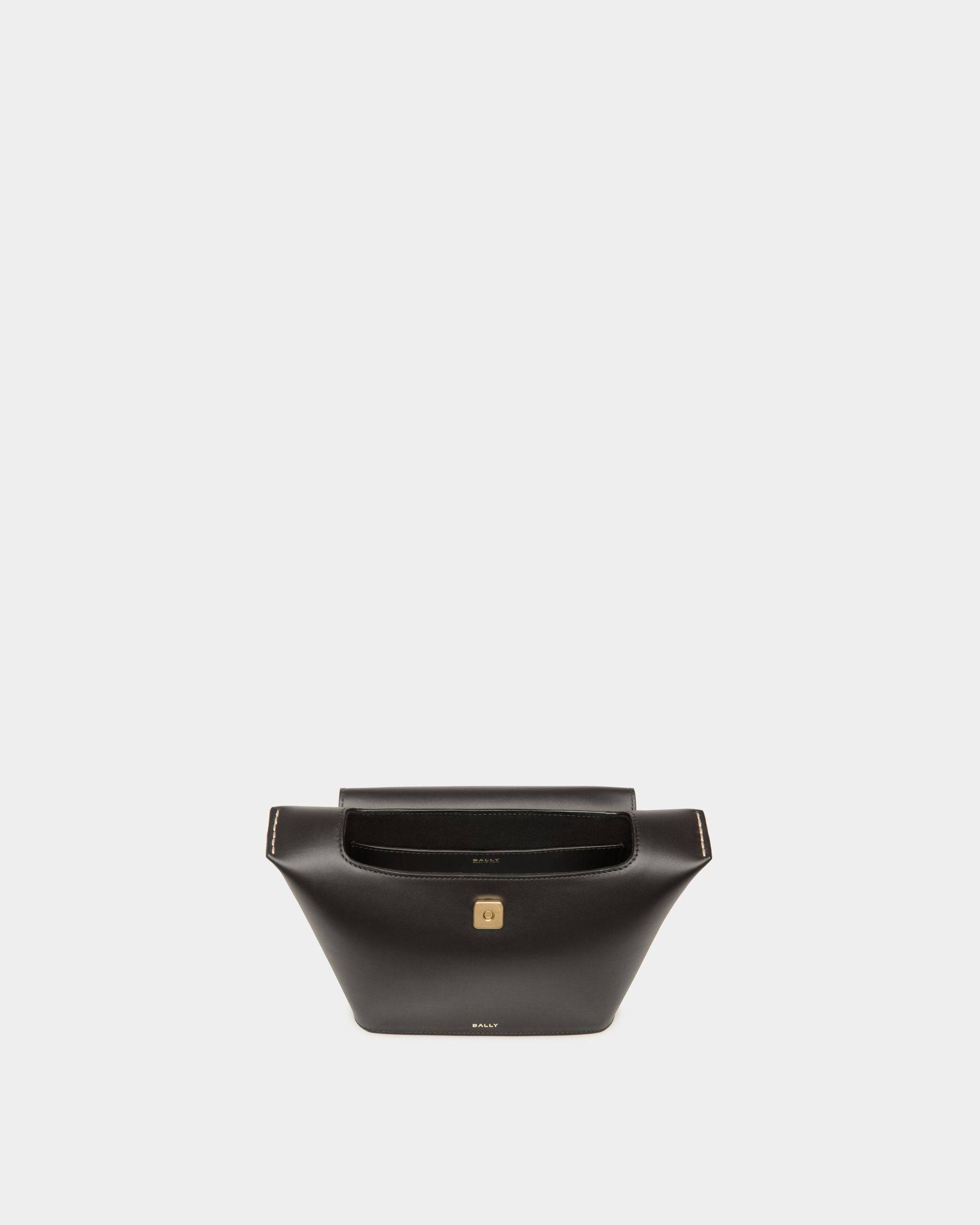 Belle Top Handle Bag in Black Leather - Women's - Bally - 05