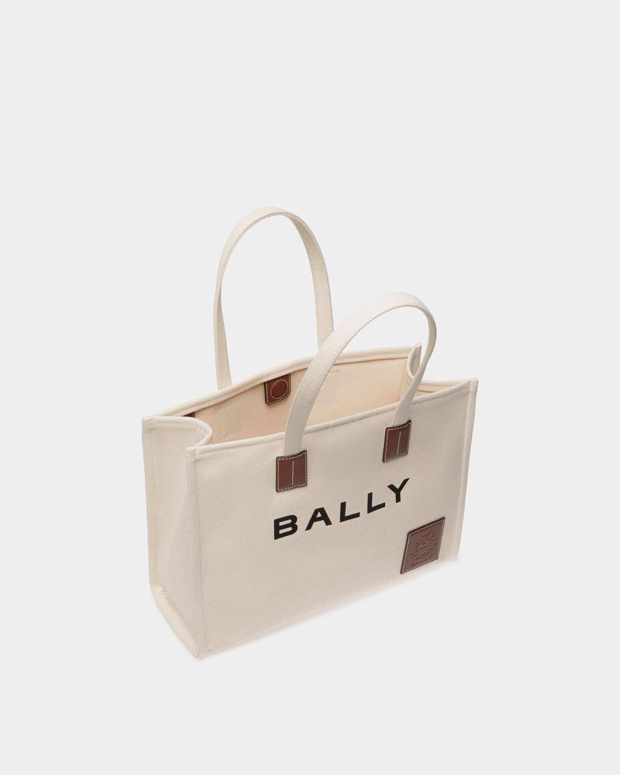 Akelei Tote Bag in Canvas - Women's - Bally - 04