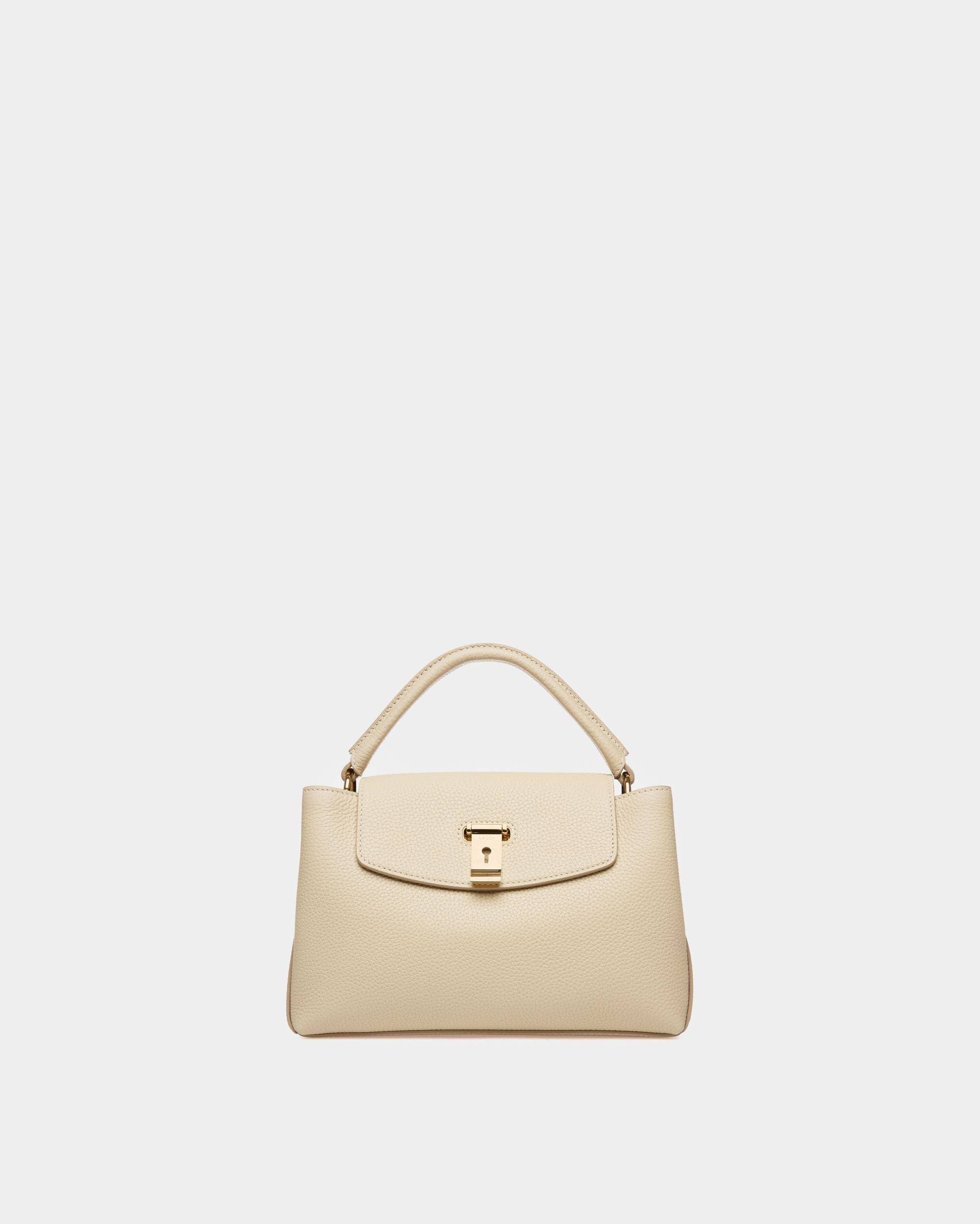 Layka Top Handle Bag Fossil Leather Bally