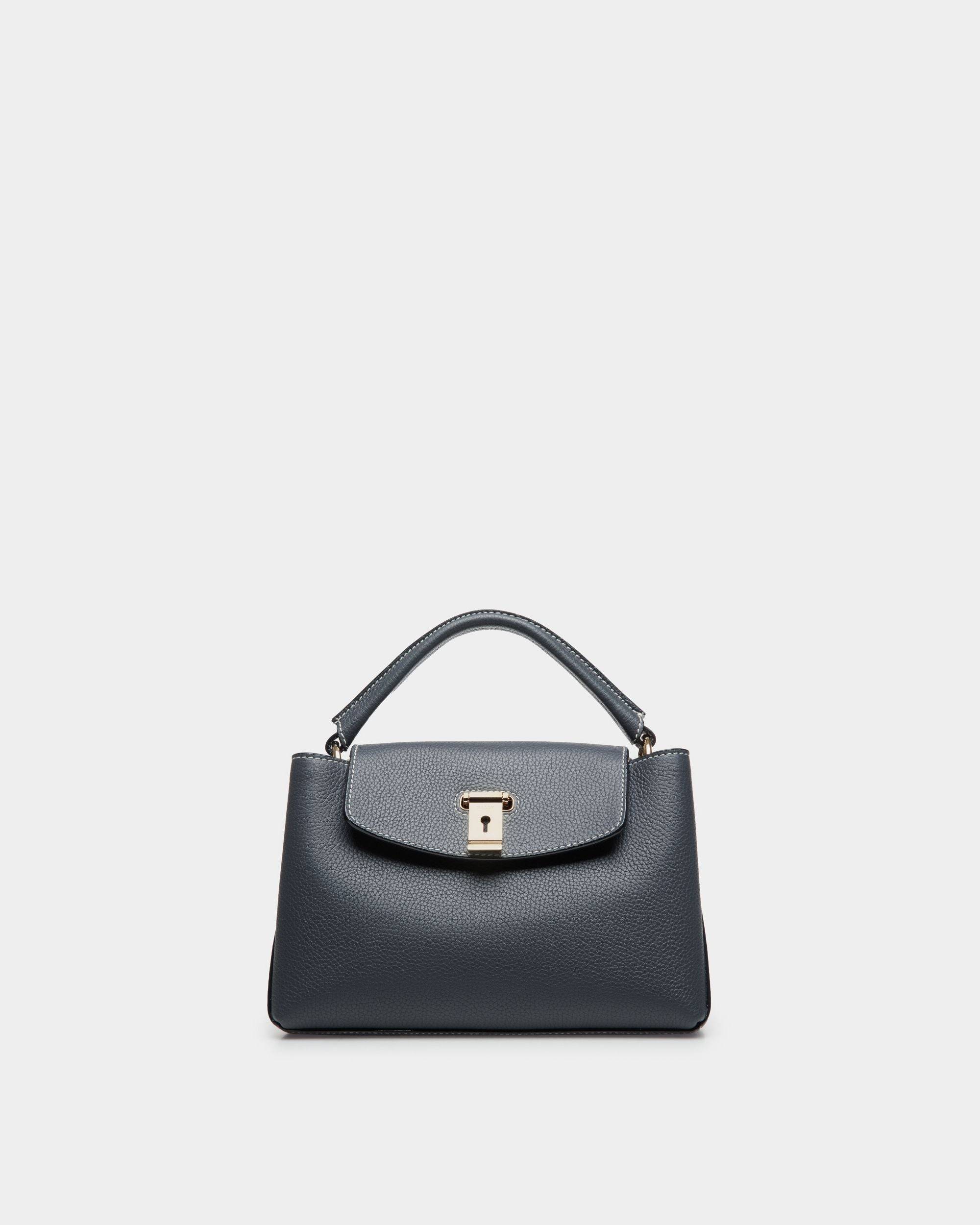 Lock Me Small Top Handle Bag in Leather - Women's - Bally