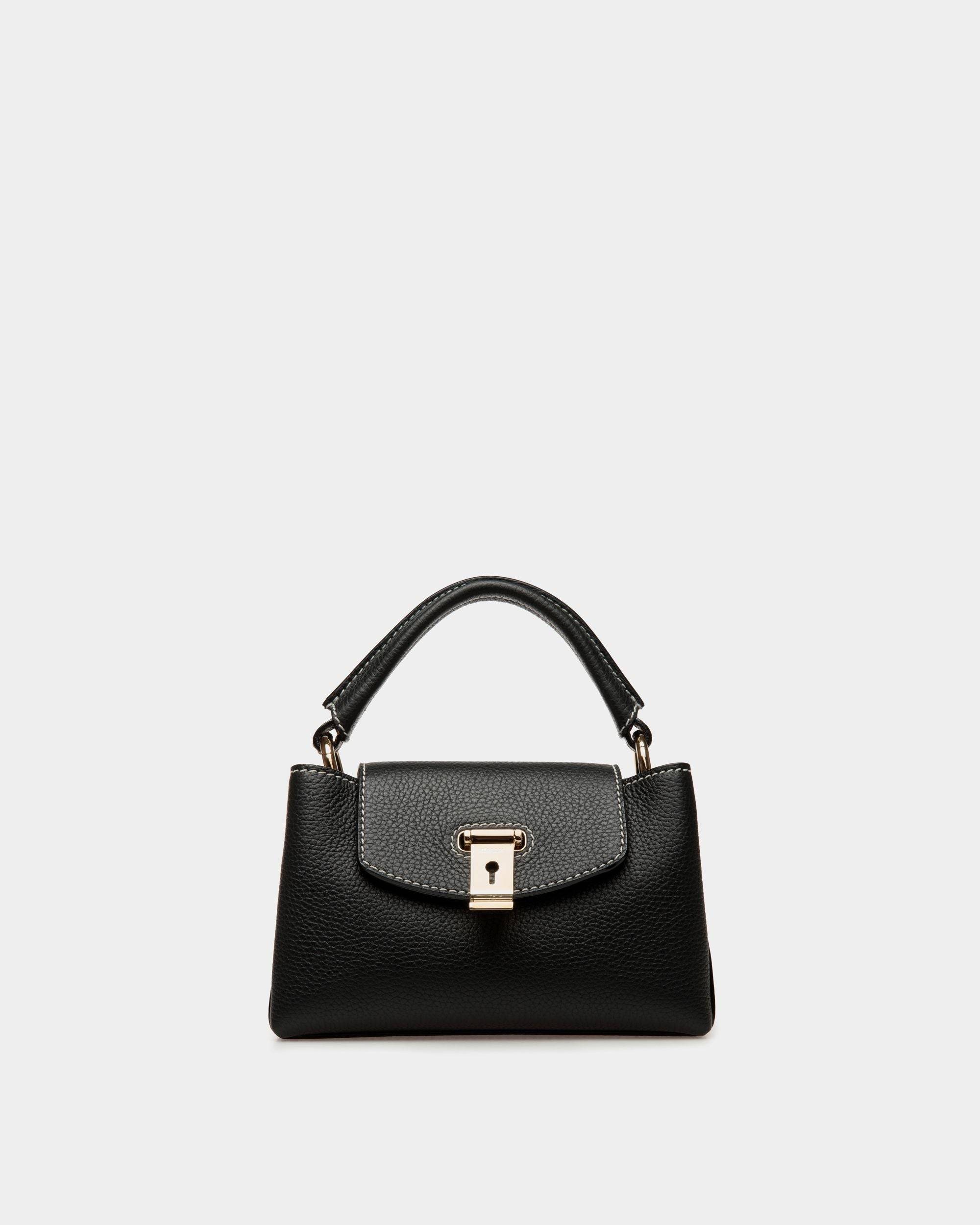 Layka XS Leather Minibag In Black - Women's - Bally - 01