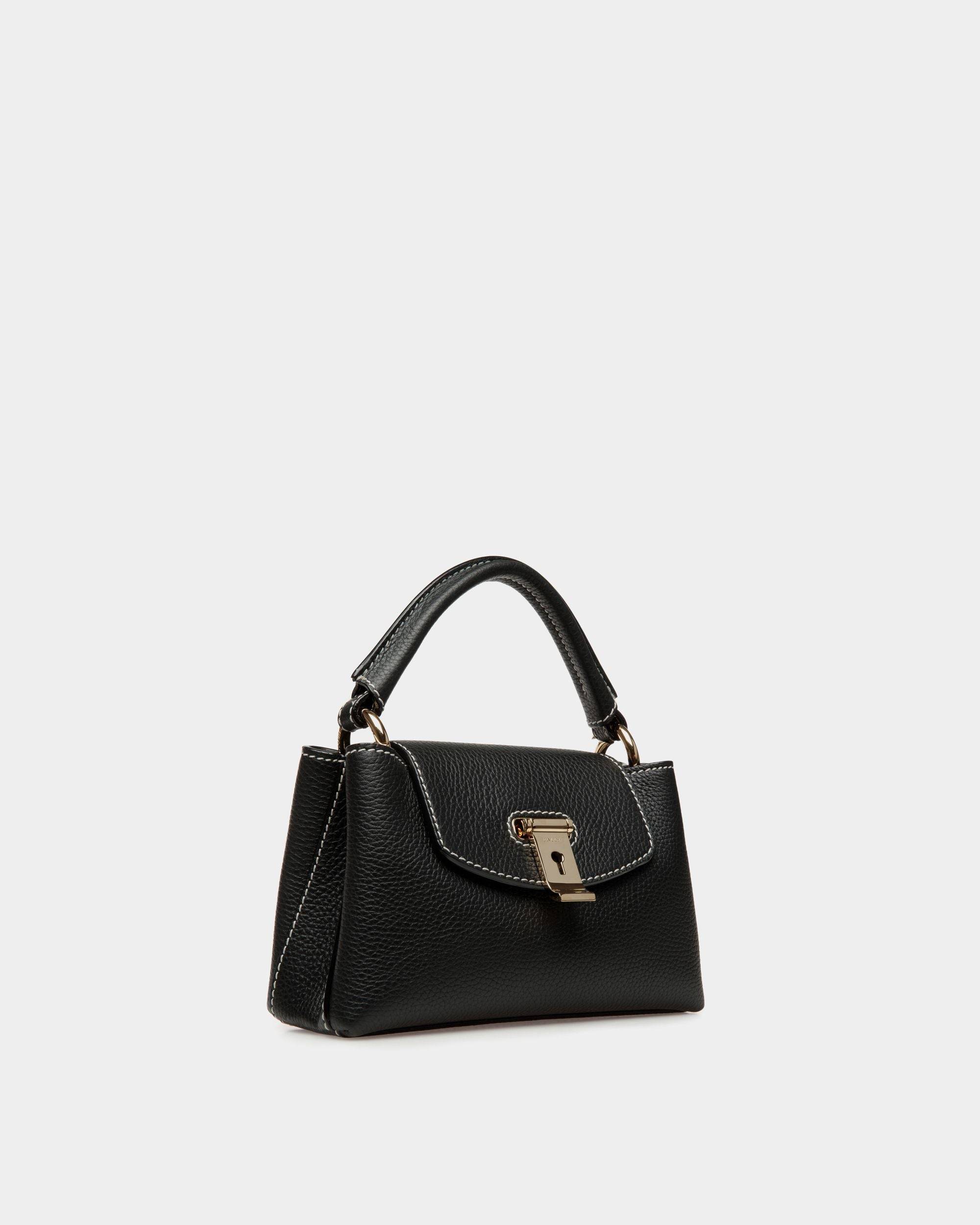 Layka XS Leather Minibag In Black - Women's - Bally - 04