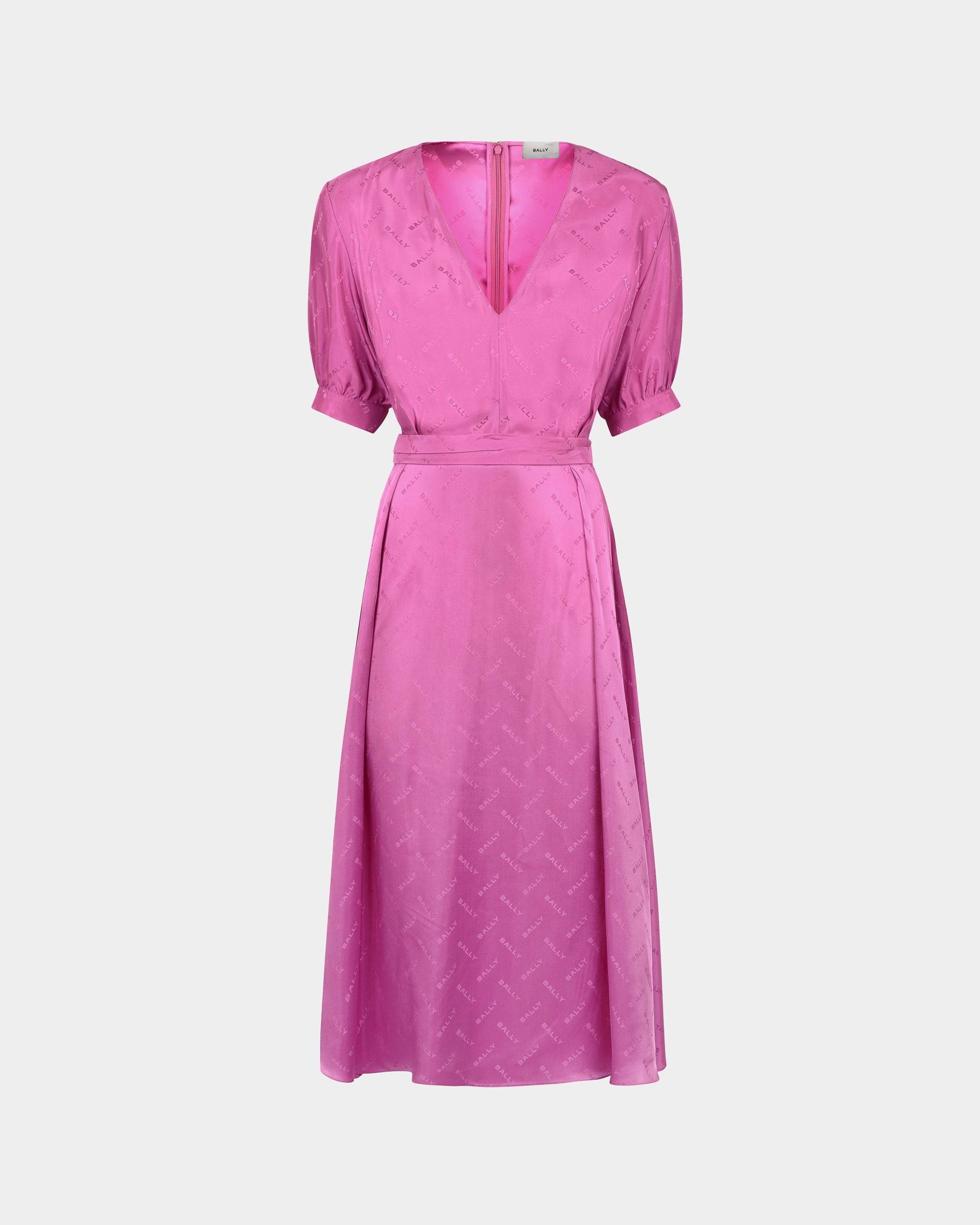 Women's Pink Midi Dress | Bally | Still Life Front