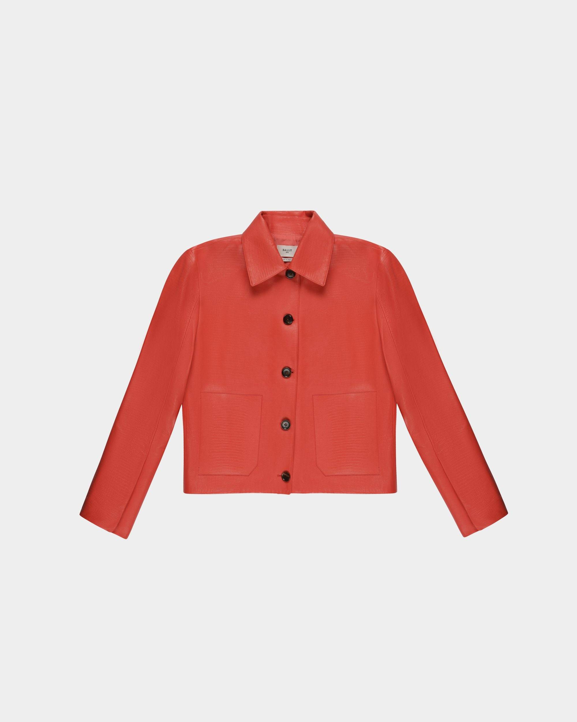 Bally leather on sale jacket womens