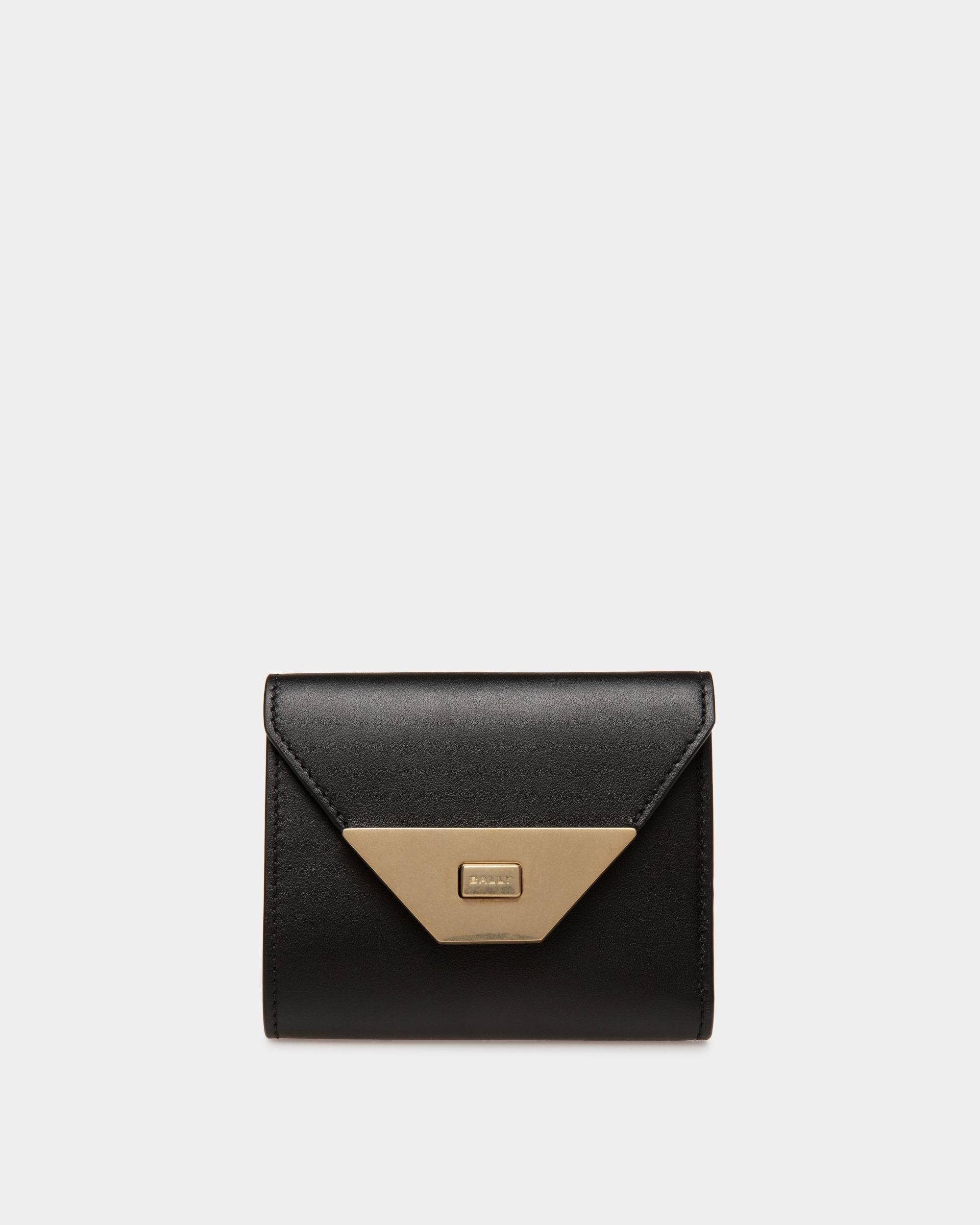 Tilt | Women's Wallet in Black Leather | Bally | Still Life Front