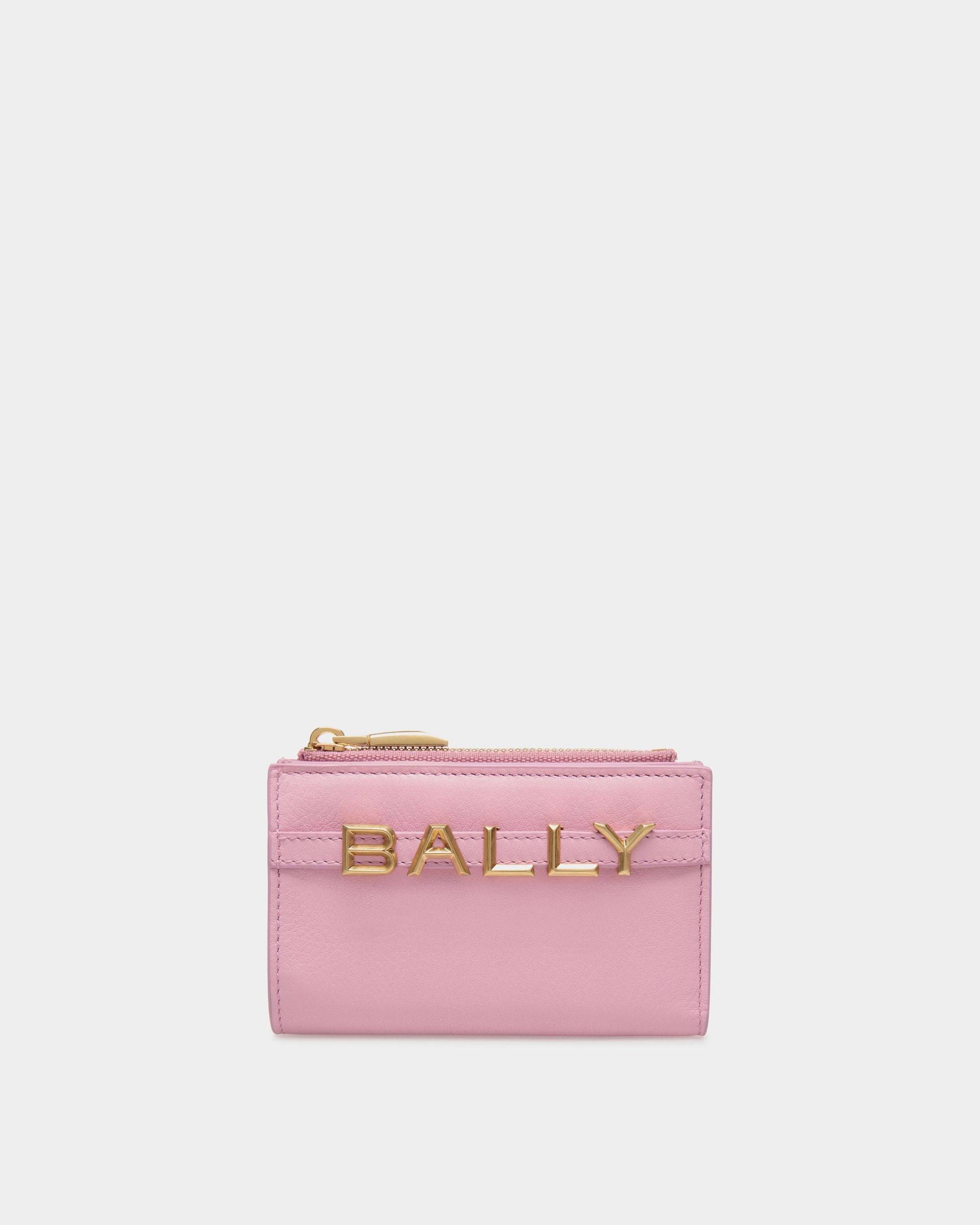 Bally Spell | Women's Wallet in Pink Leather | Bally | Still Life Front